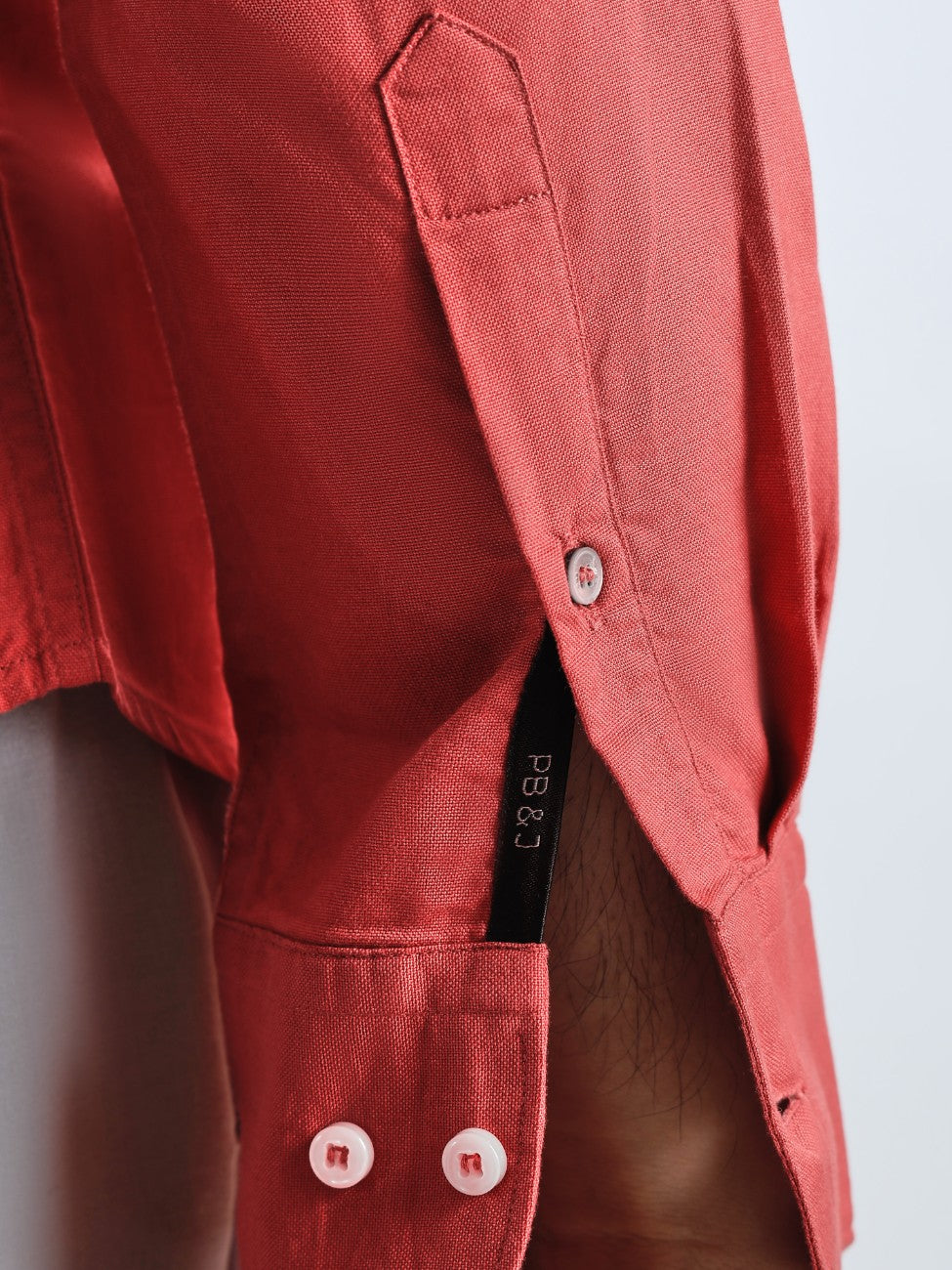 AUXOR- Coral Regular Fit Oxford Cotton Shirt