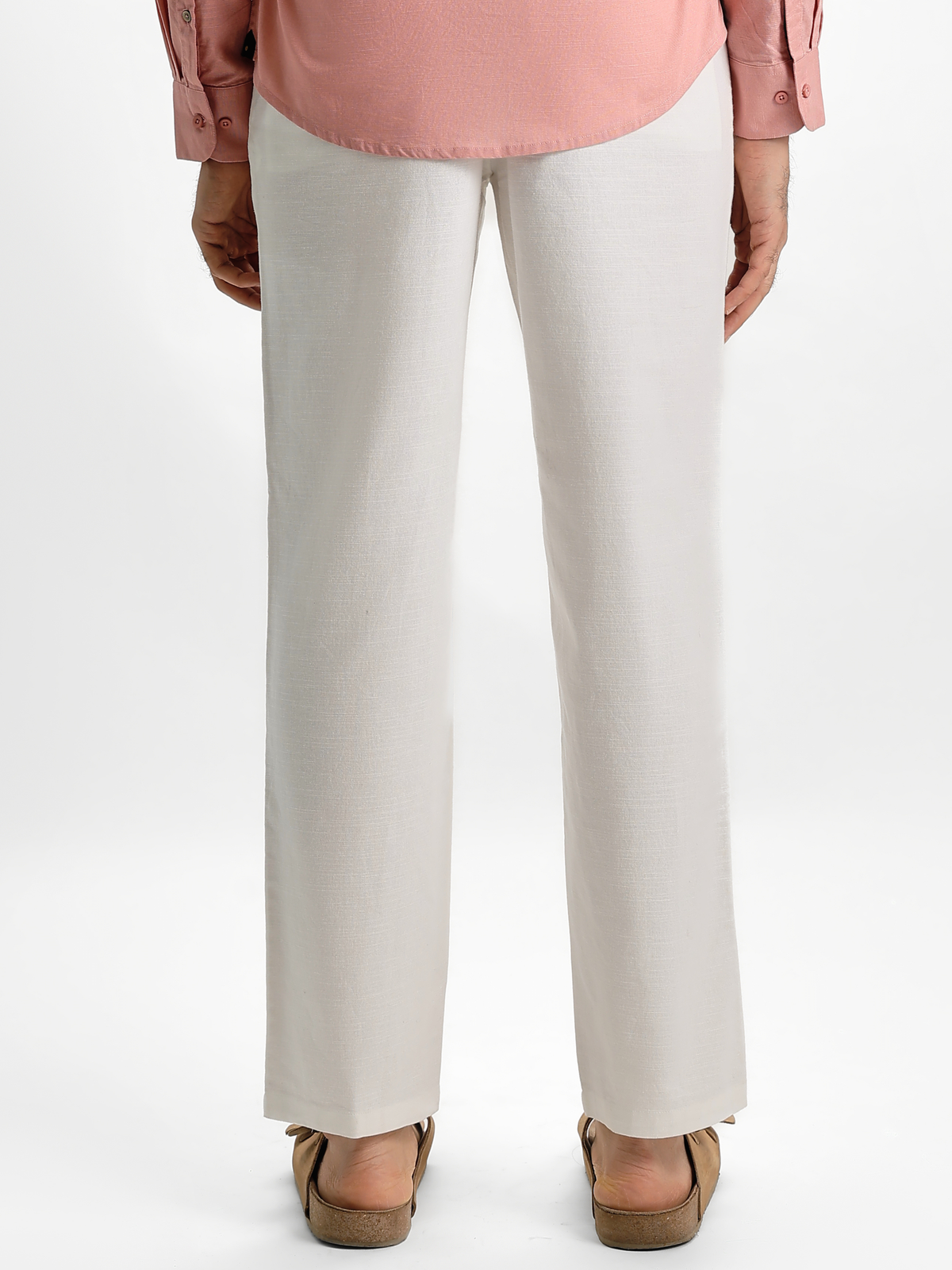 White Linen Trousers