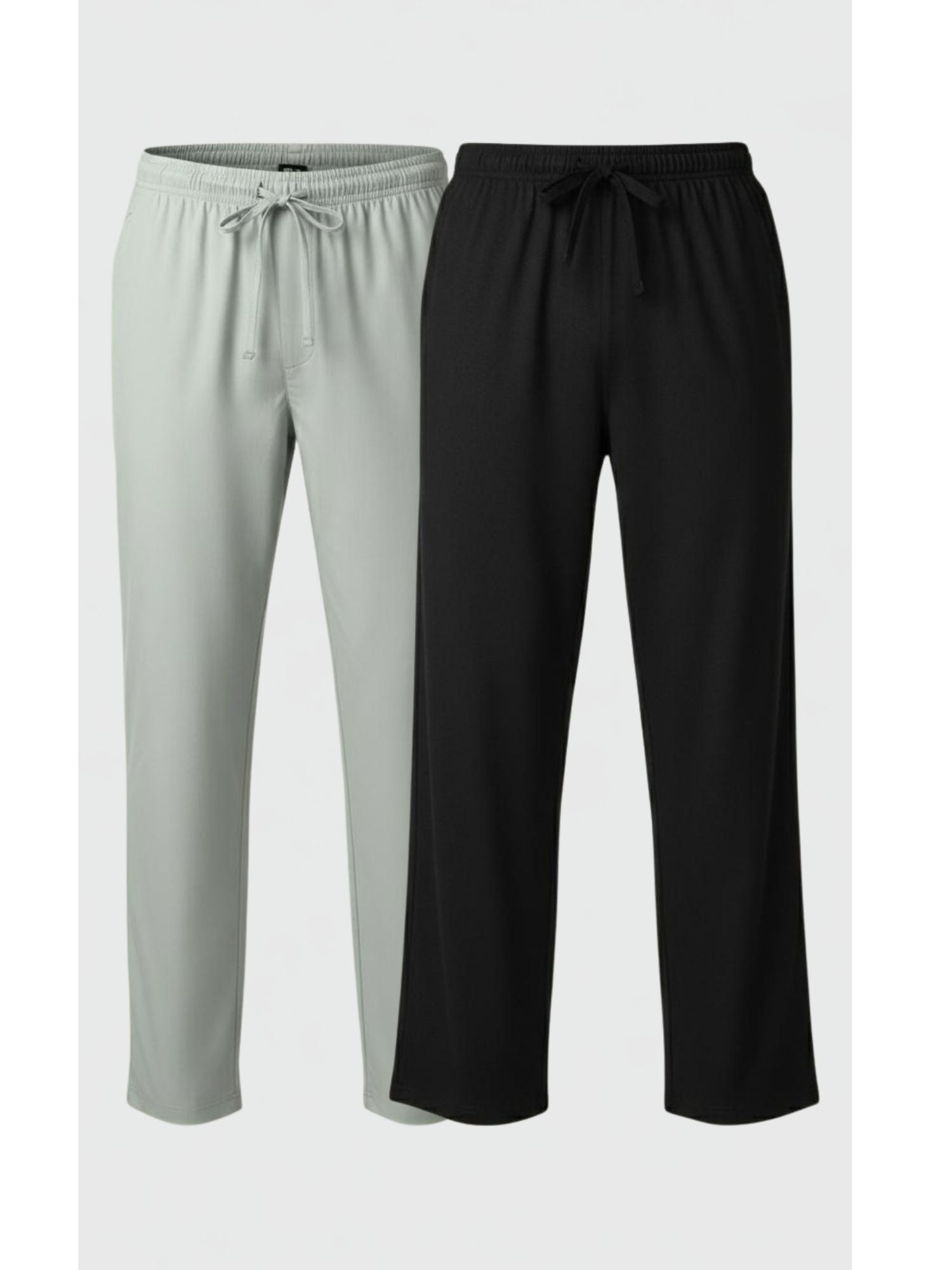 Jet Black & Nap Green Cotton Pyjamas Combo
