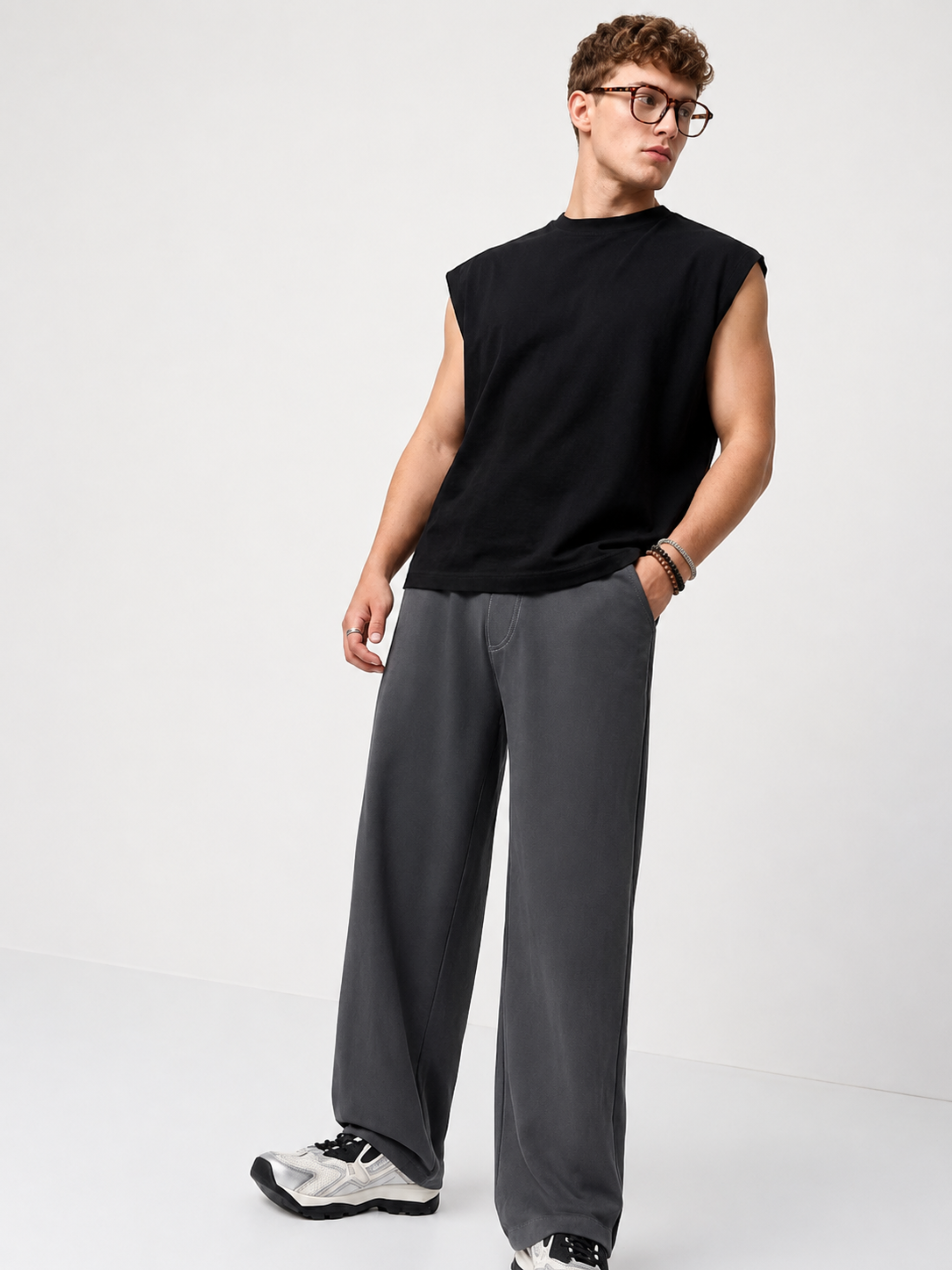 PB&J Men's Korean Joggers – Graphite