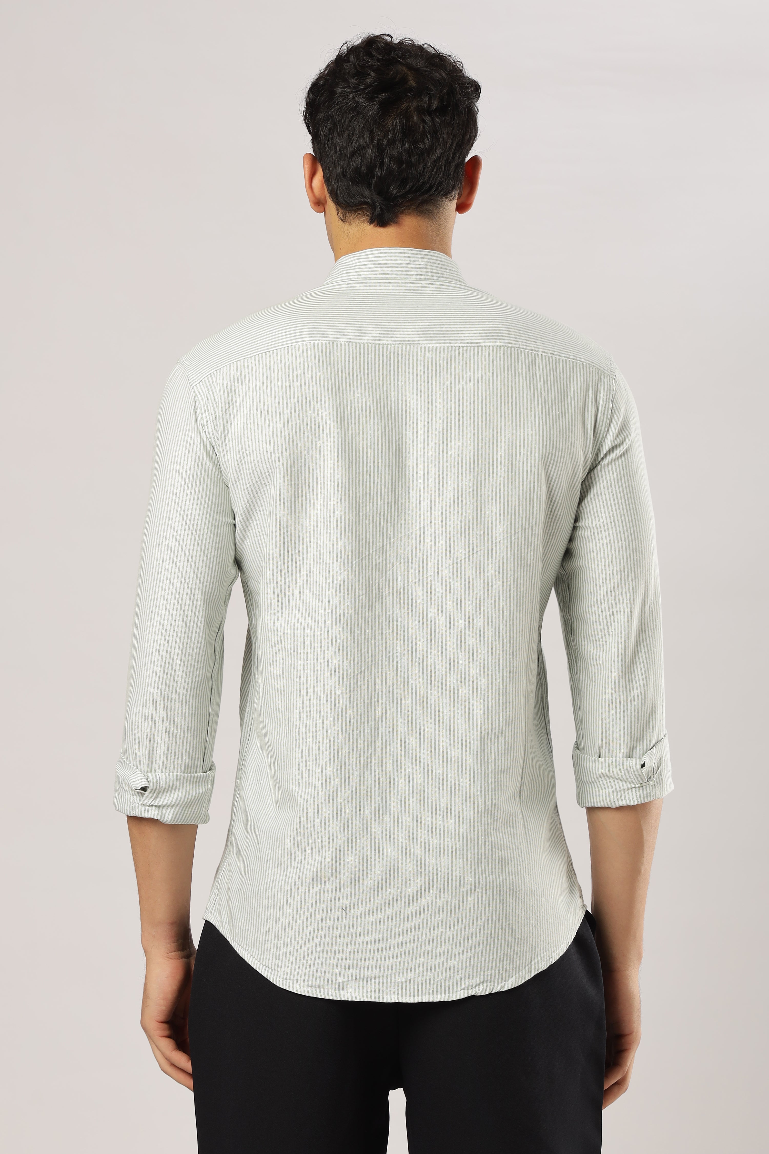 Sage Stripe Classic Shirt