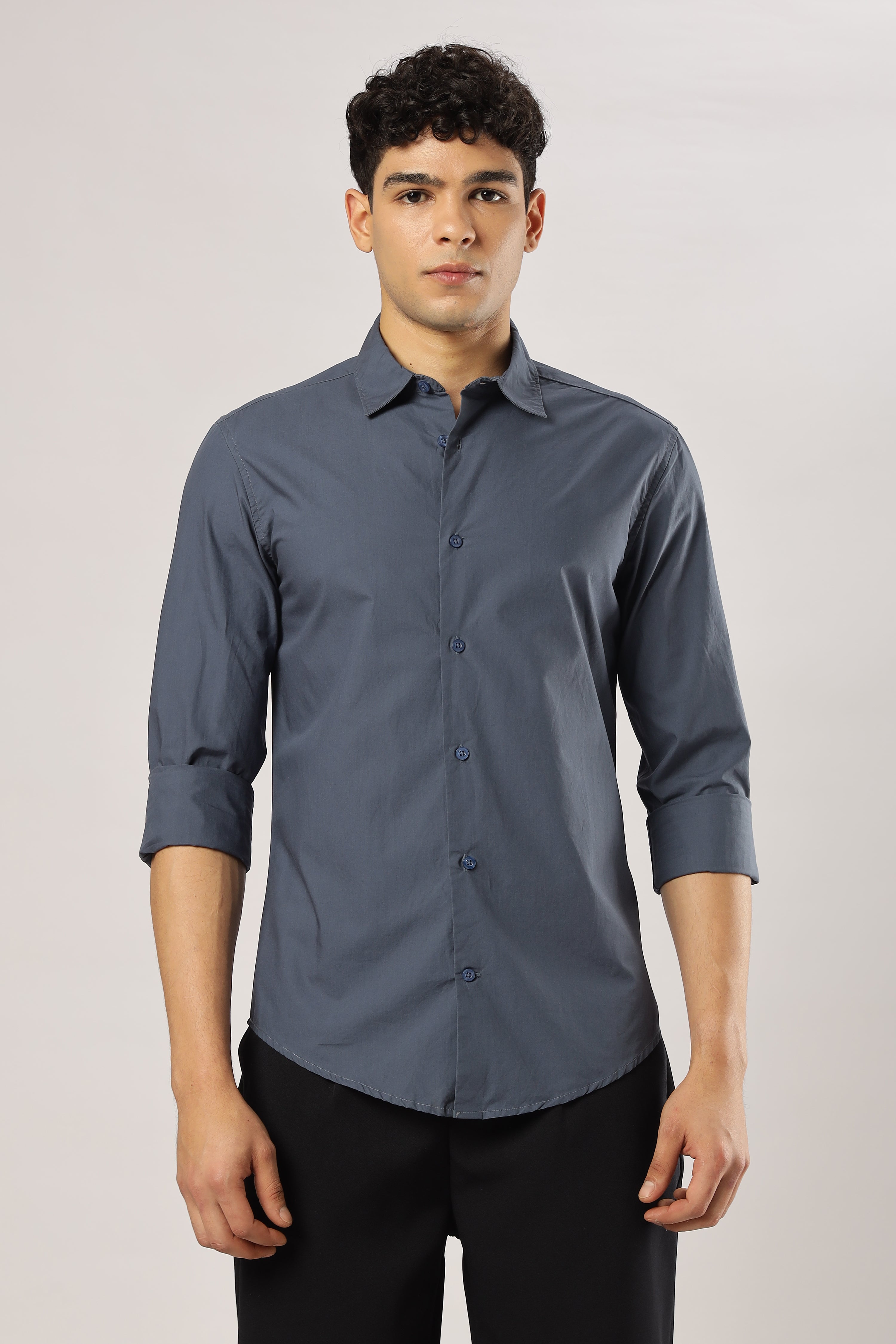 Midnight Navy Luxe Shirt