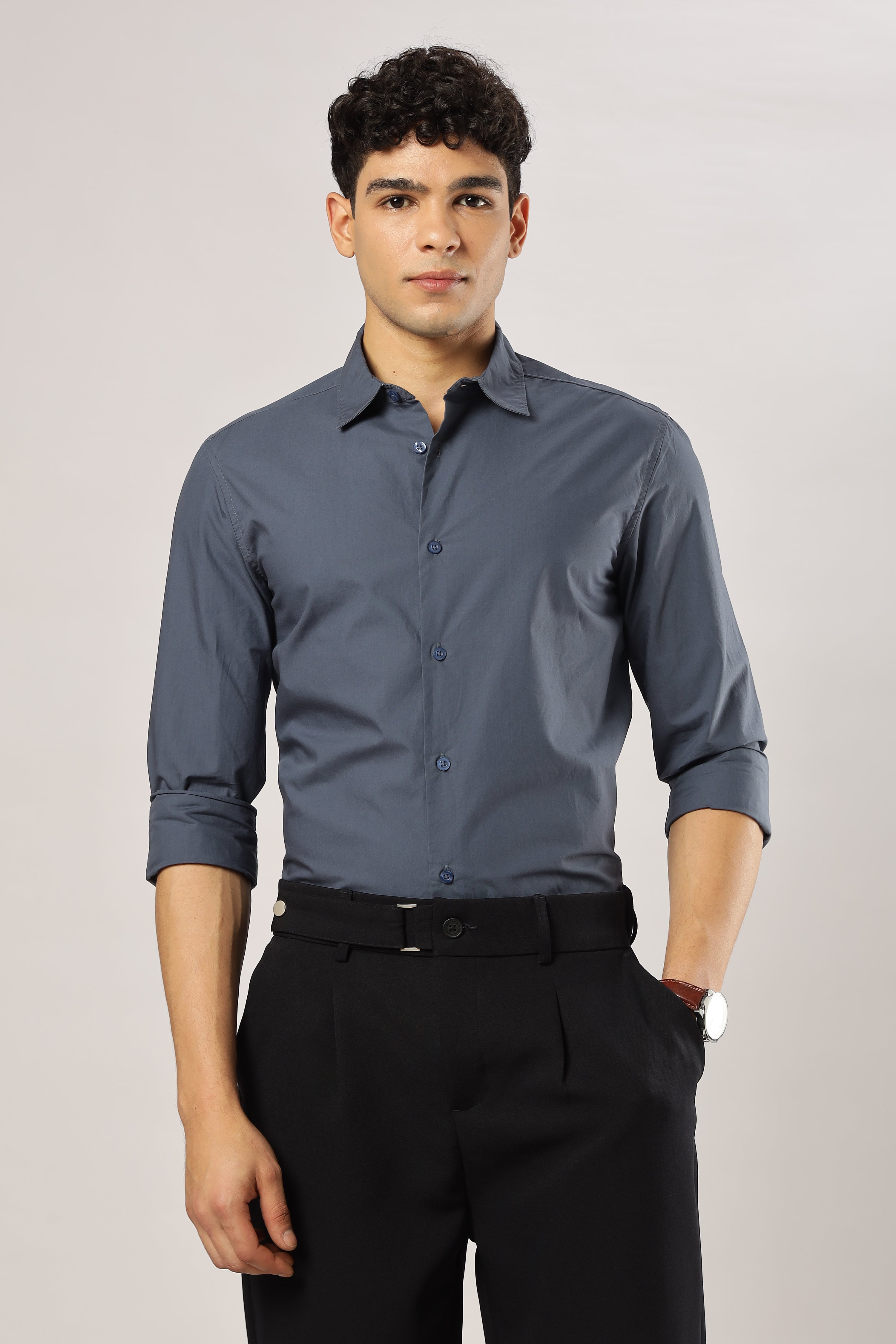 Midnight Navy Luxe Shirt