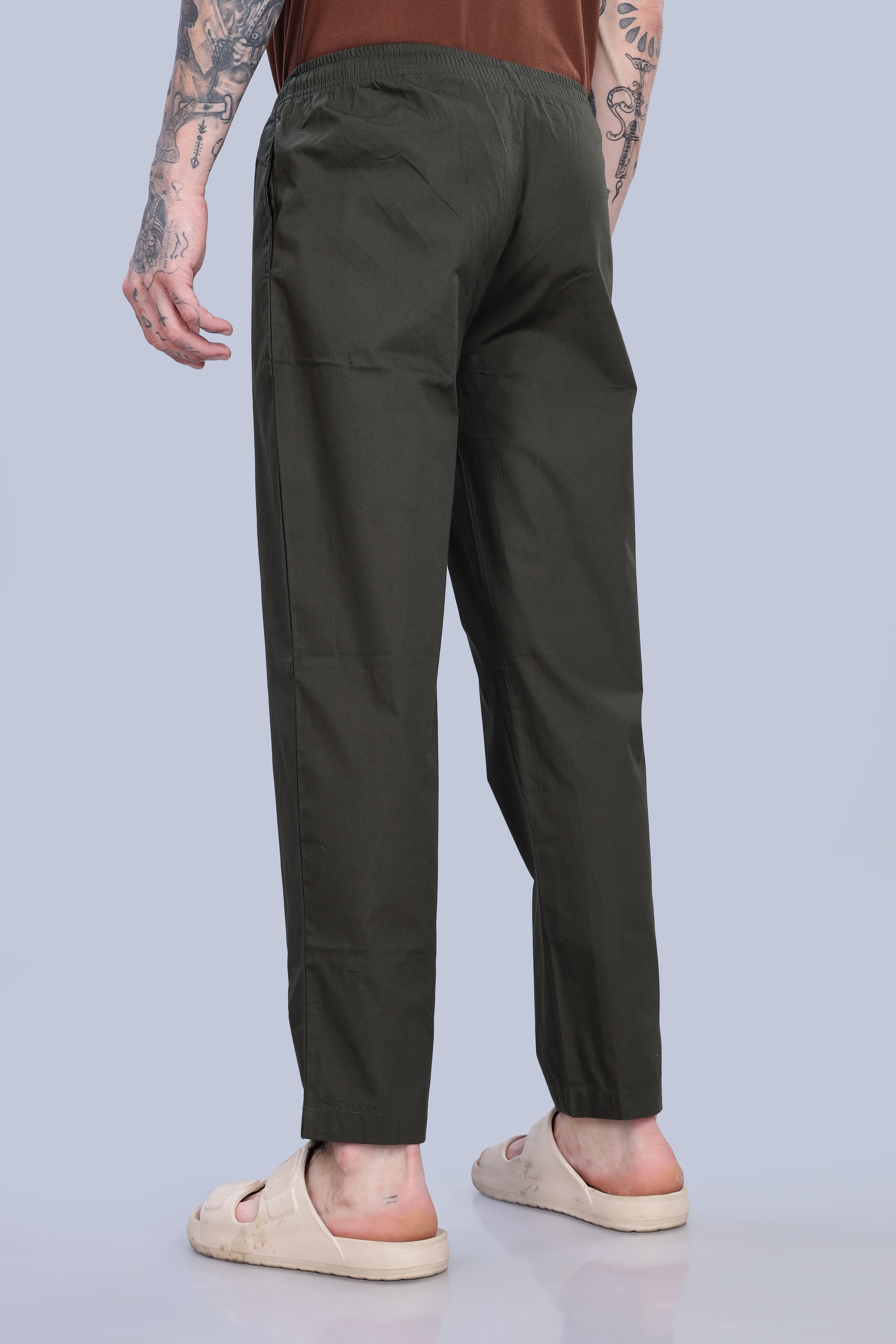 Men's Olive Green Pyjamas