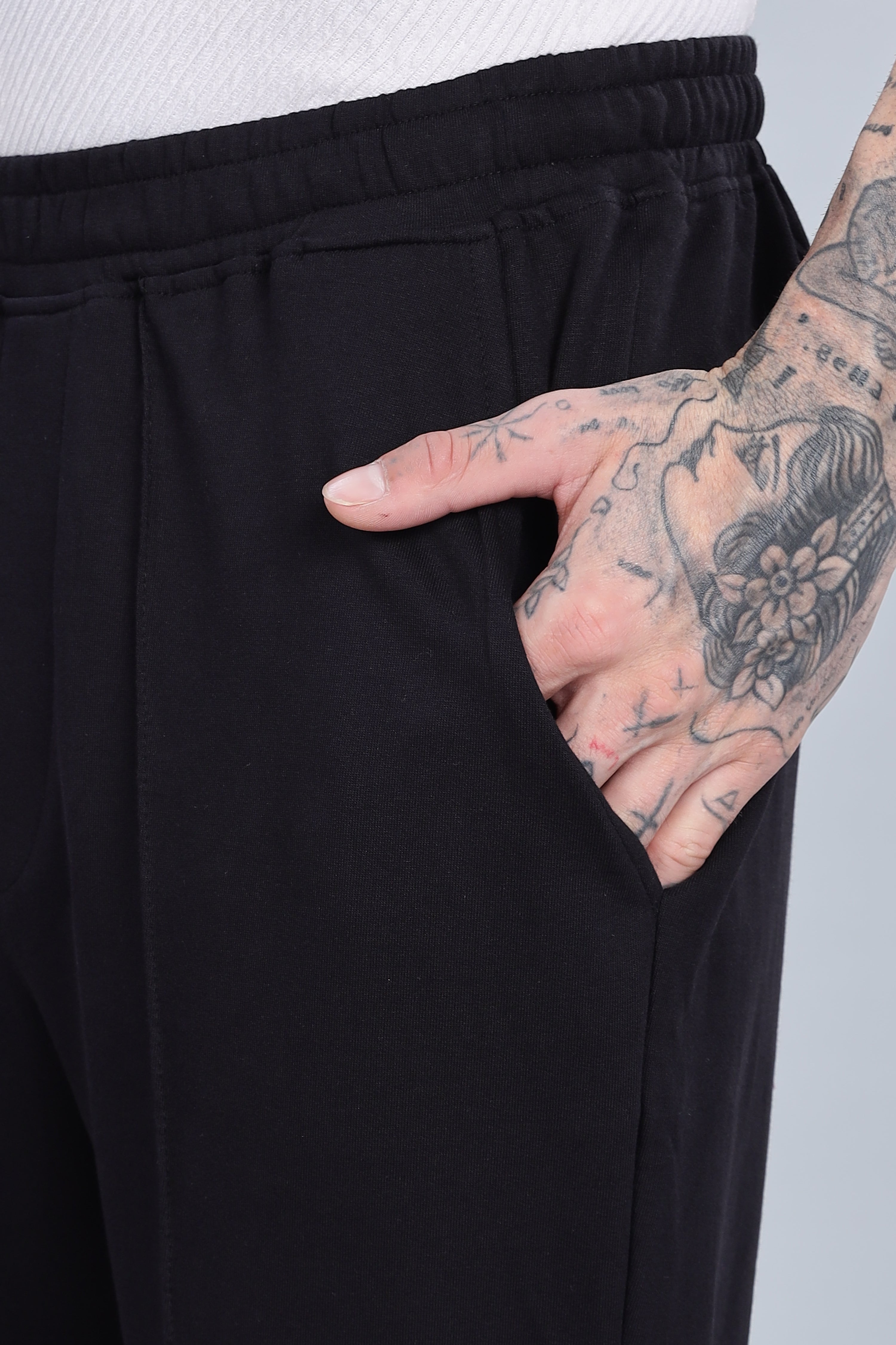 Men's Black Lightweight Lounge Pants