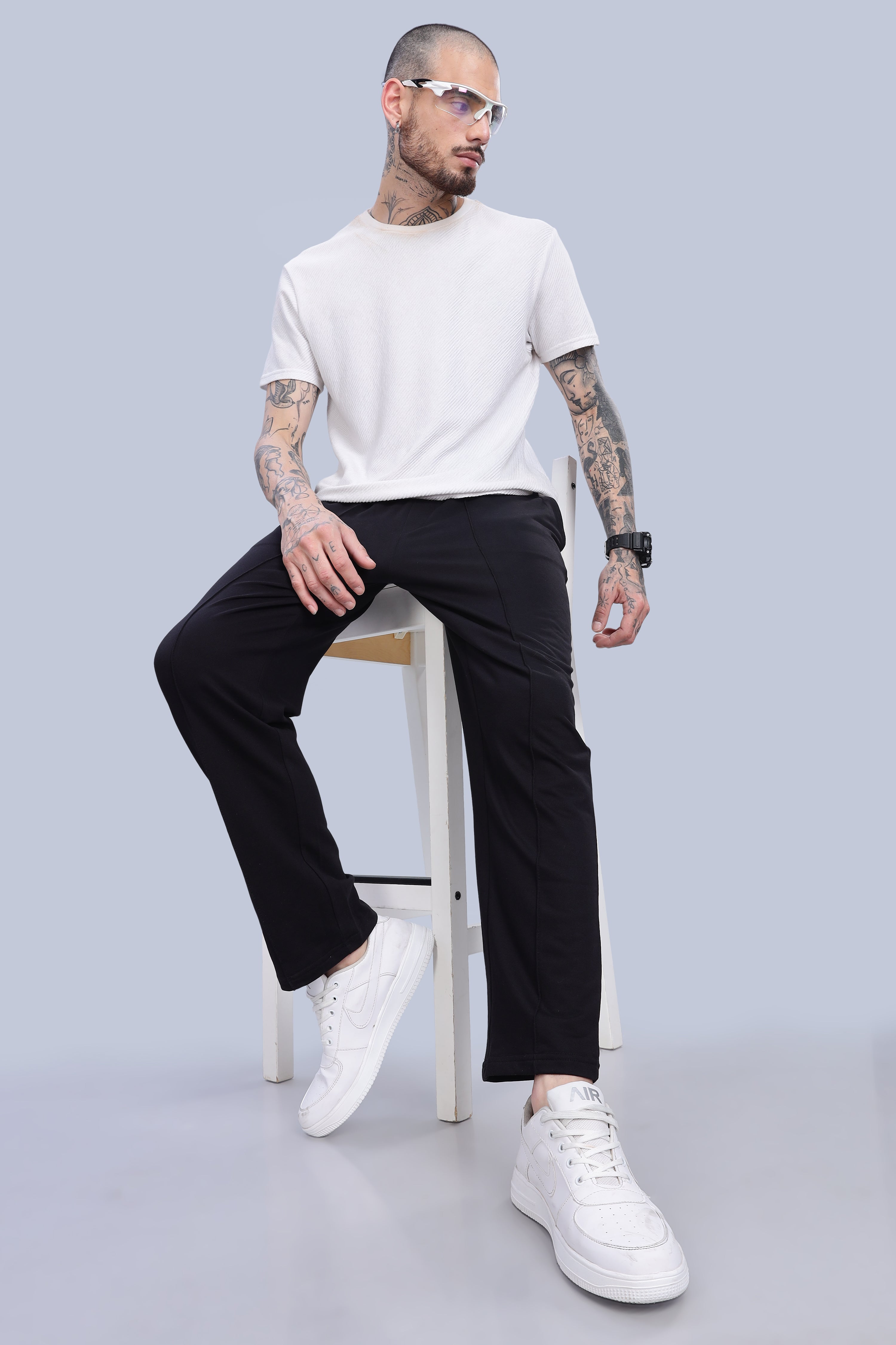 Men's Black Lightweight Lounge Pants
