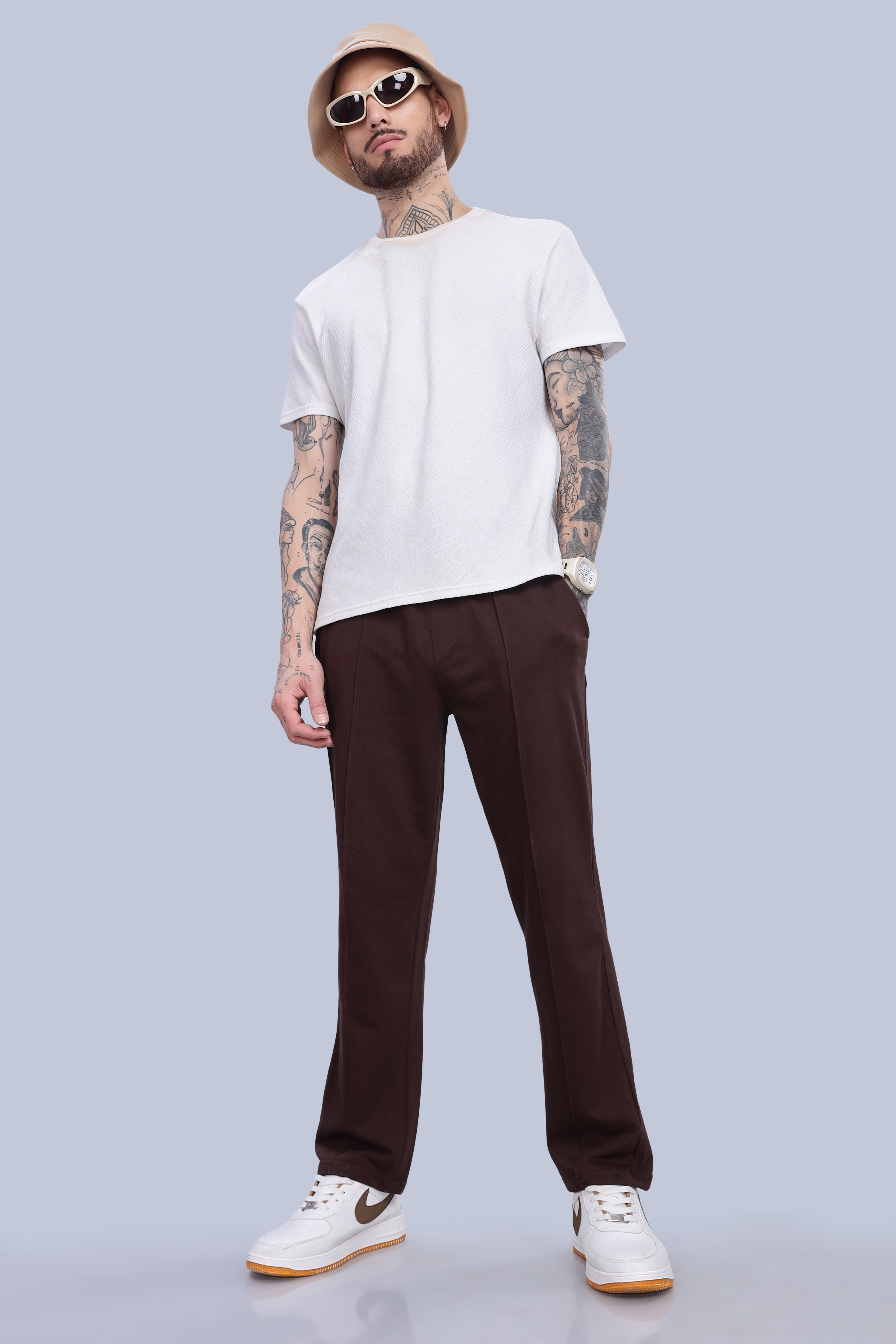 Men's Brown Lightweight Lounge Pants
