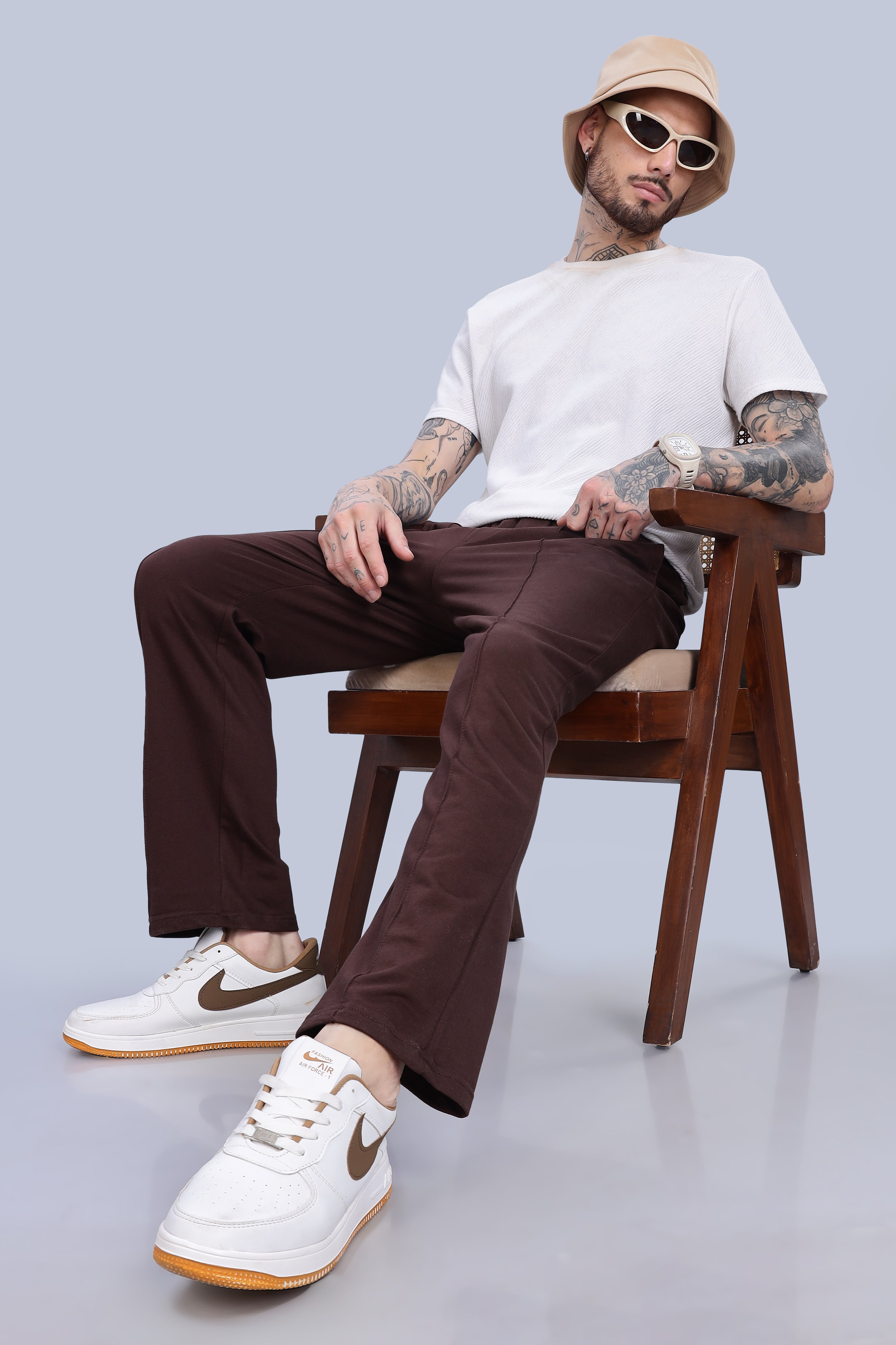 Men's Brown Lightweight Lounge Pants