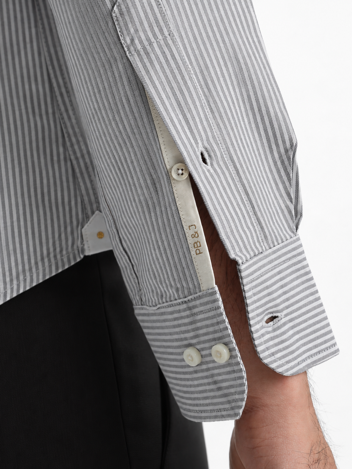 ROGUE-Striped Regular Fit Cotton Shirt