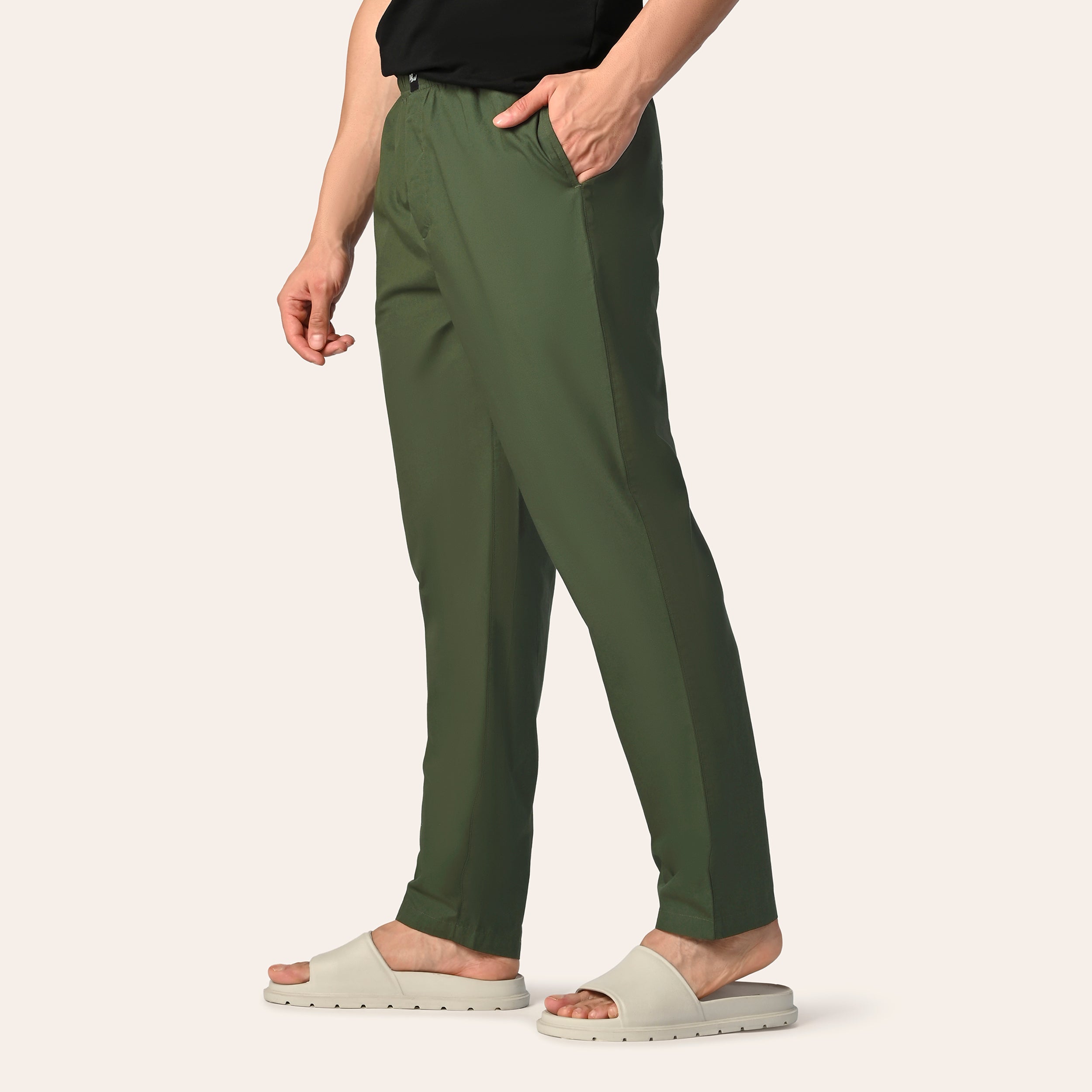 Men's Olive Green Pyjamas