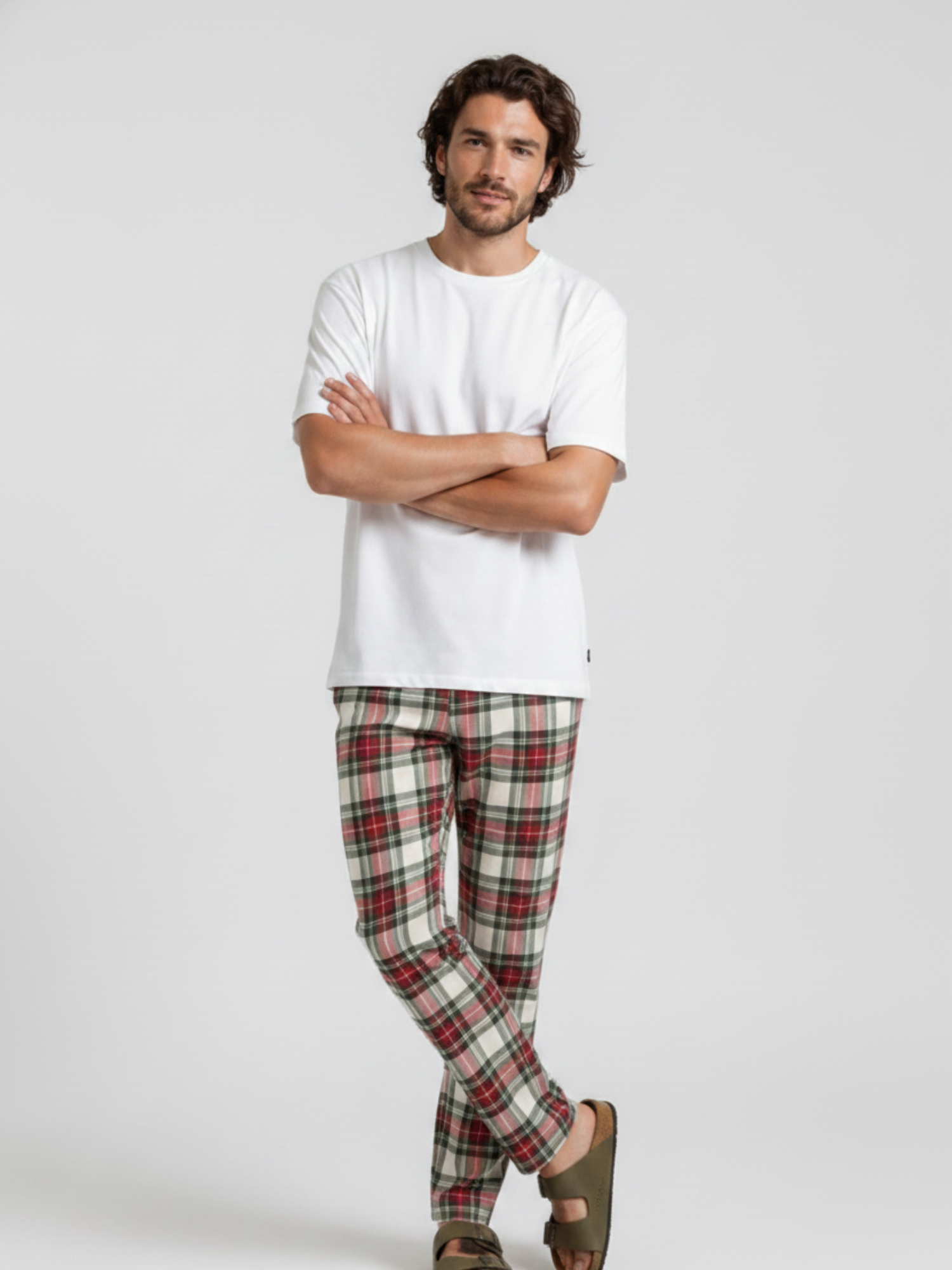 Classic Tartan Checked Cotton Pyjamas