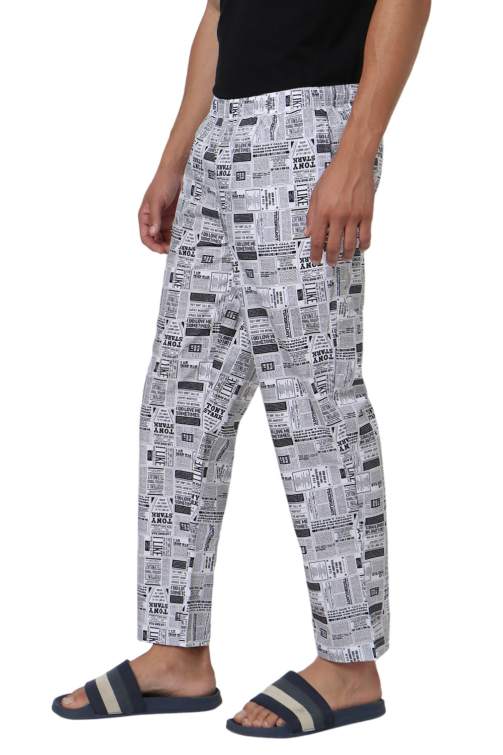 Newspaper Print Pyjama