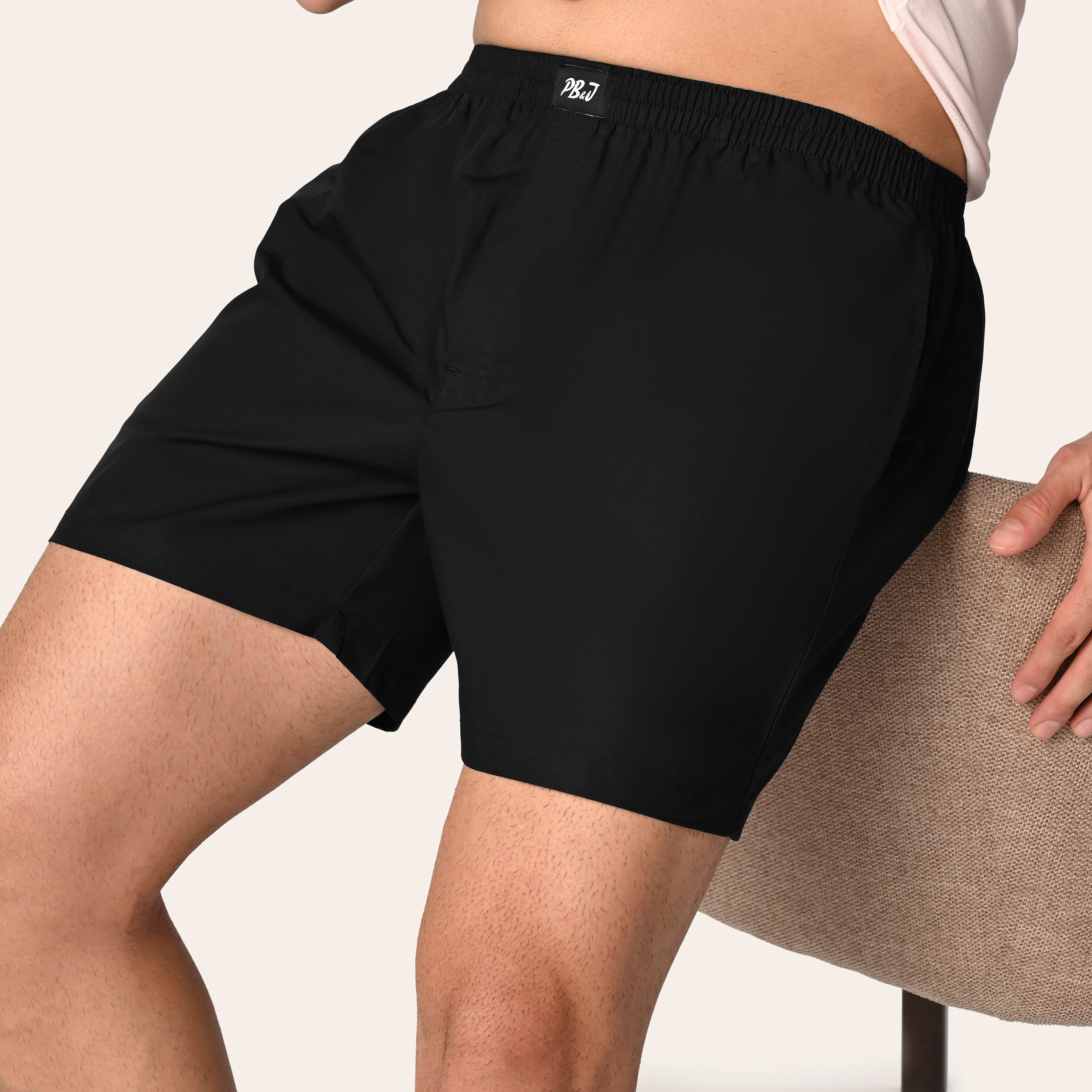 Aero Weave Boxer Shorts Jet Black