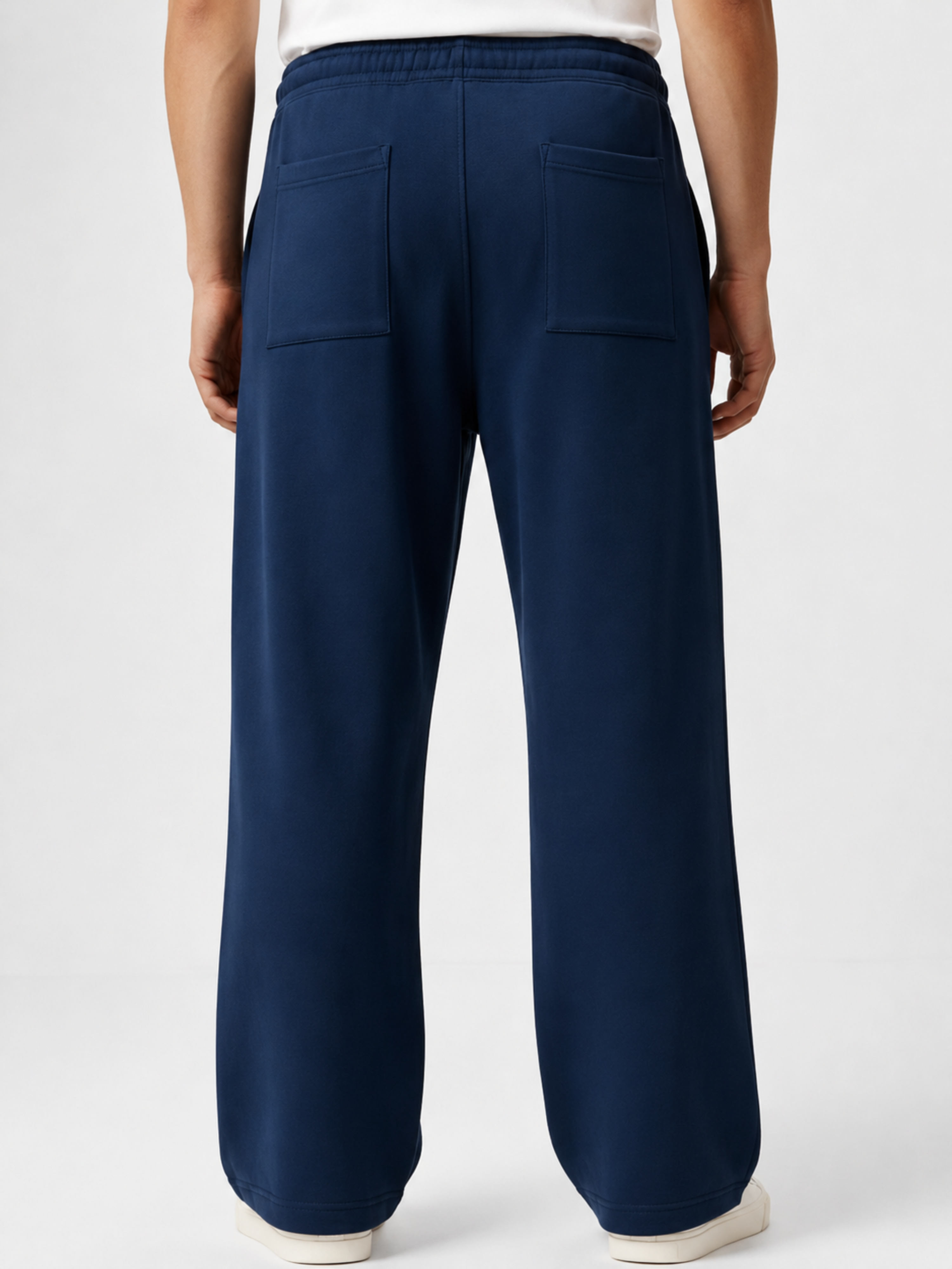 PB&J Men's Korean Fit Joggers – Navy Blue
