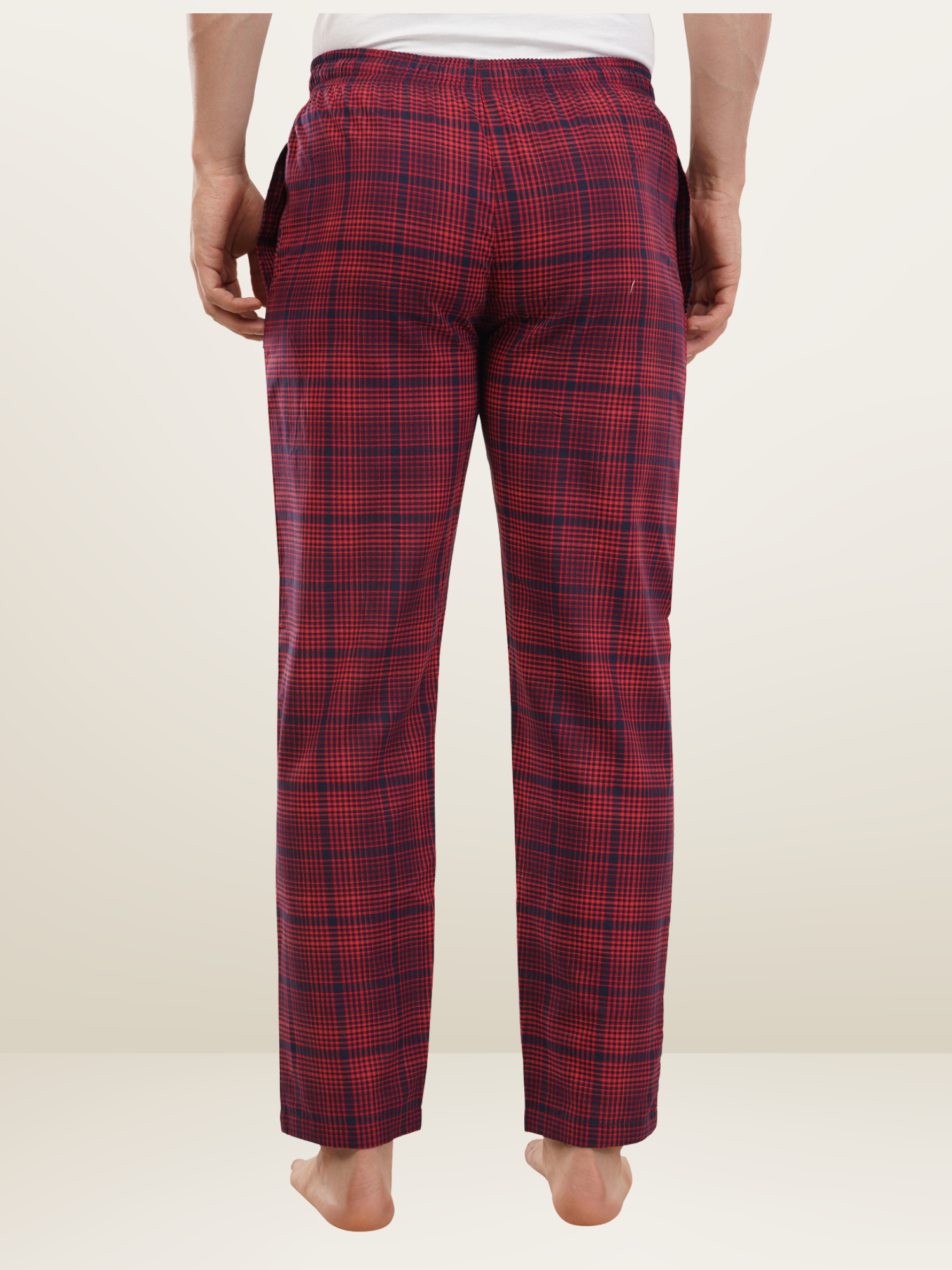 Men's Red Checks Pyjamas