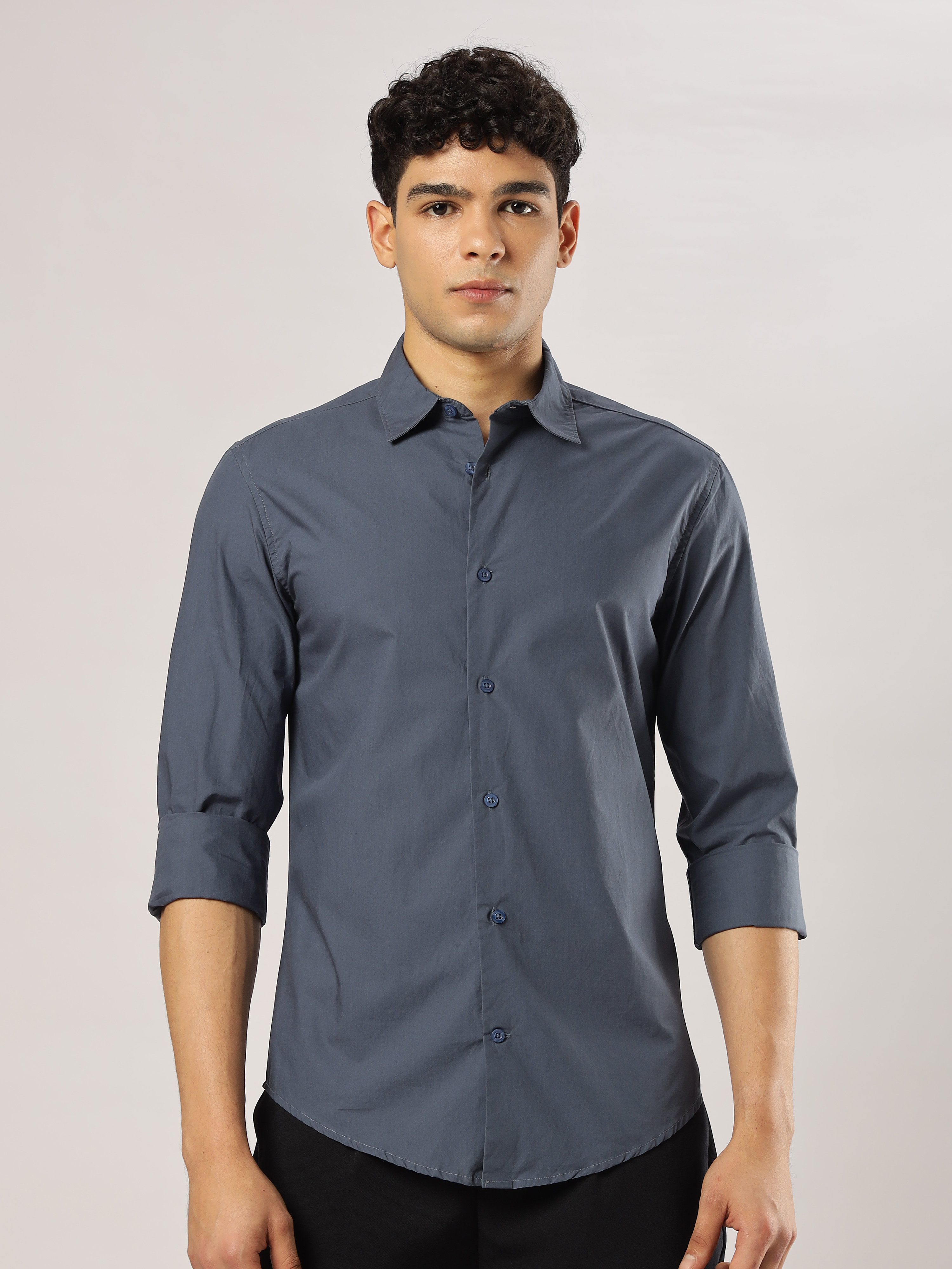 Midnight Navy Luxe Shirt