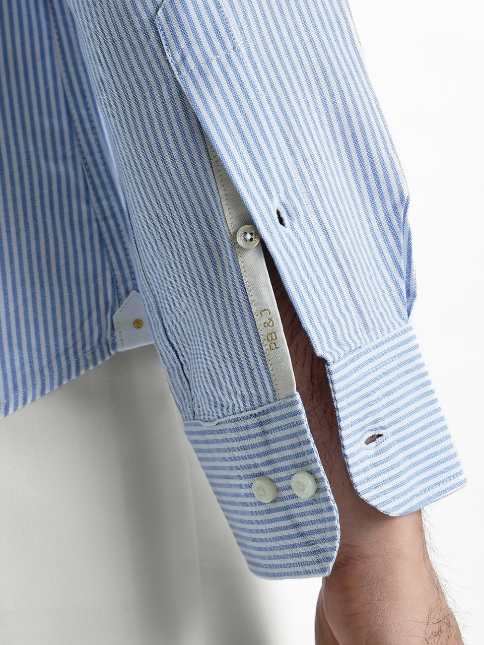 ROGUE-Striped Regular Fit Cotton Shirt
