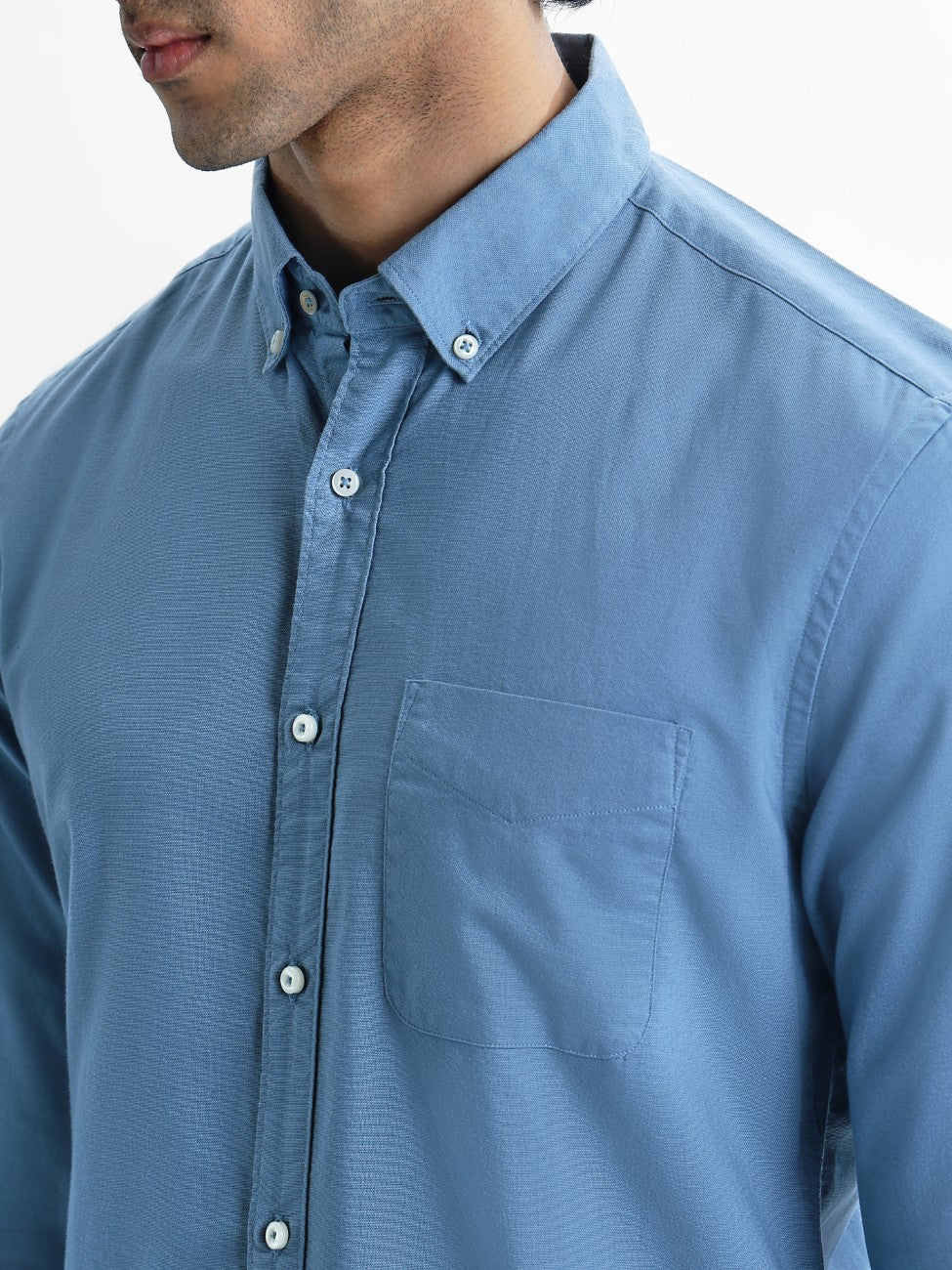 AUXOR REGULAR FIT OXFORD COTTON SHIRT