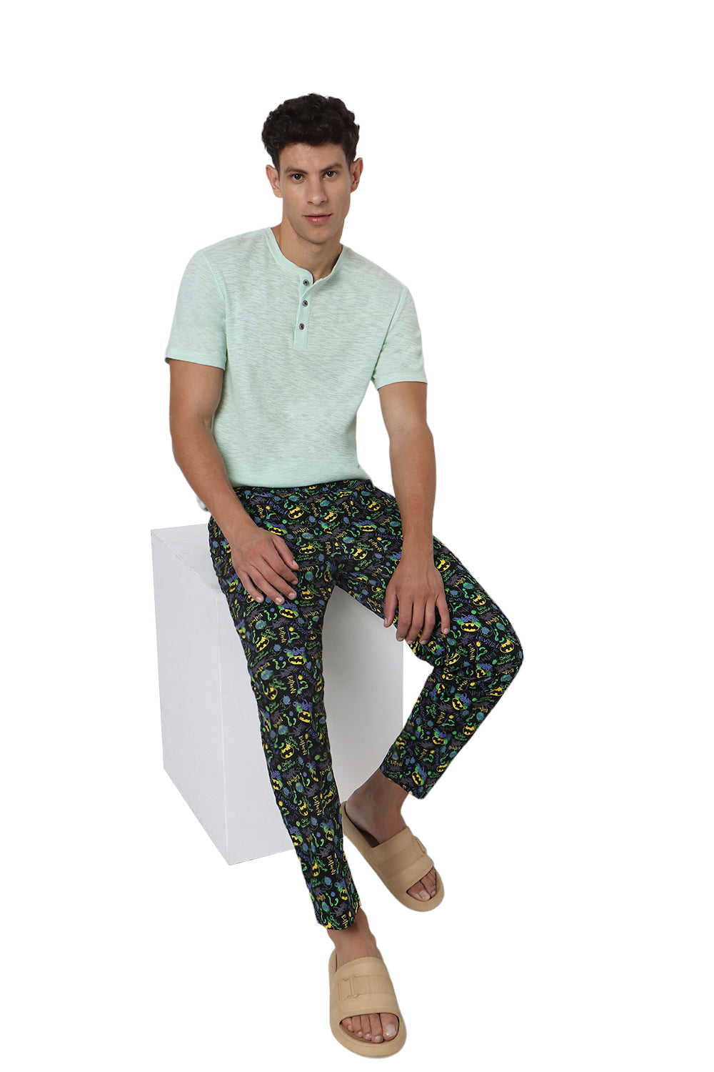 Men's Comics Multi Print Pyjama