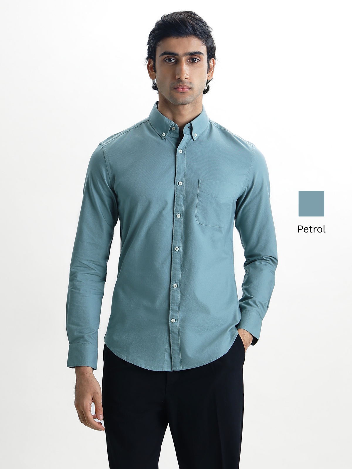 AUXOR REGULAR FIT OXFORD COTTON SHIRT