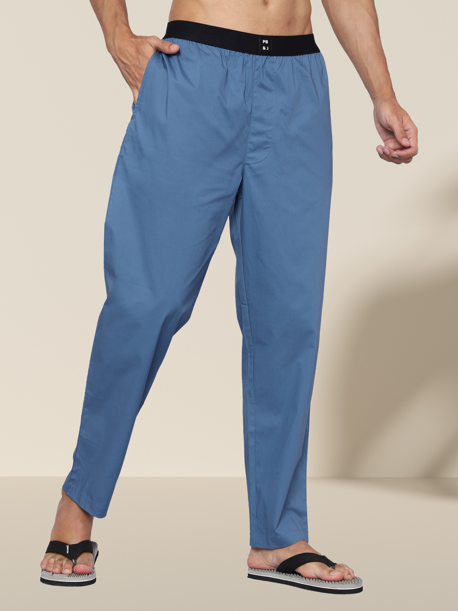 Men's Steel Blue Pyjamas