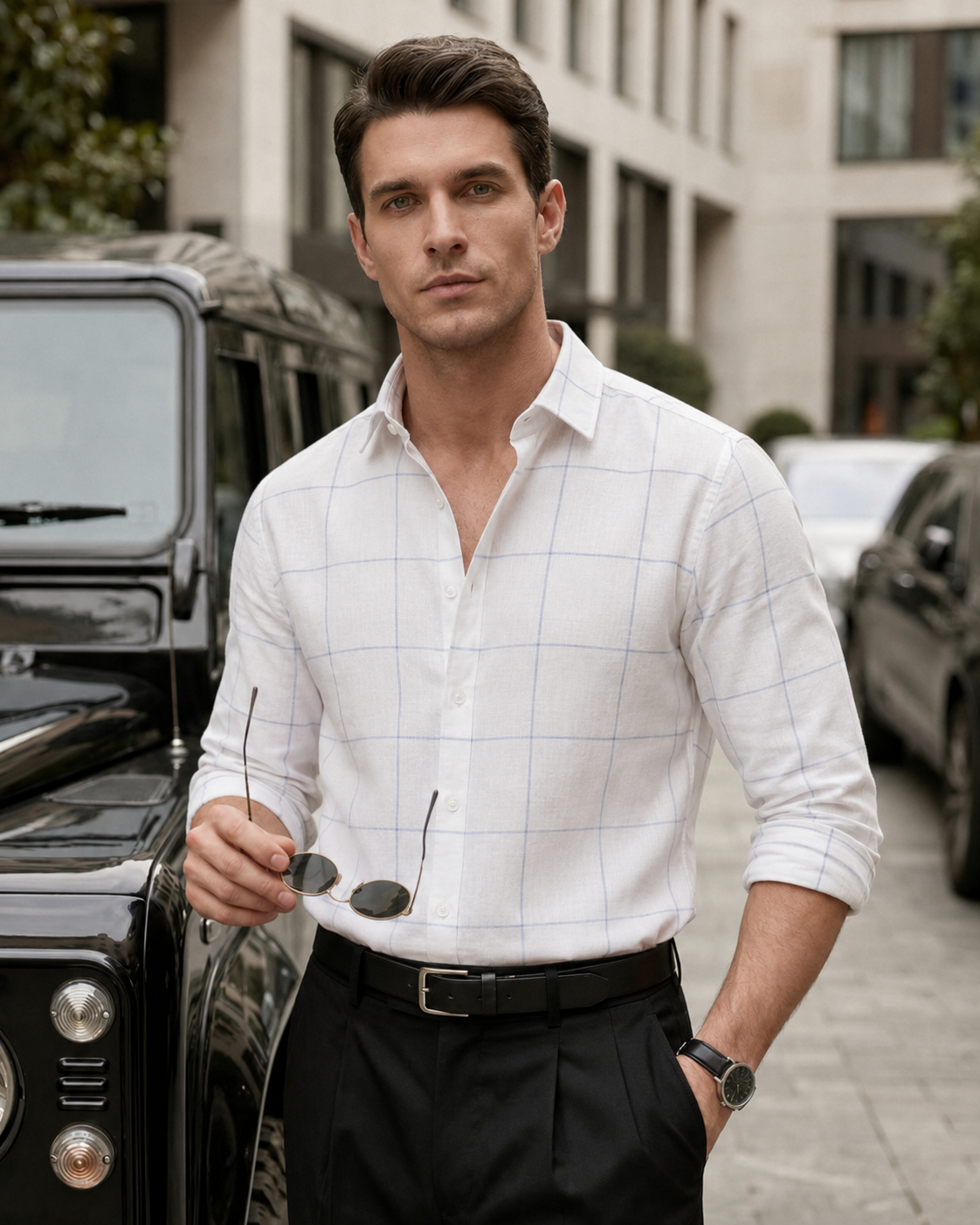 Snowline Blue Checks Shirt