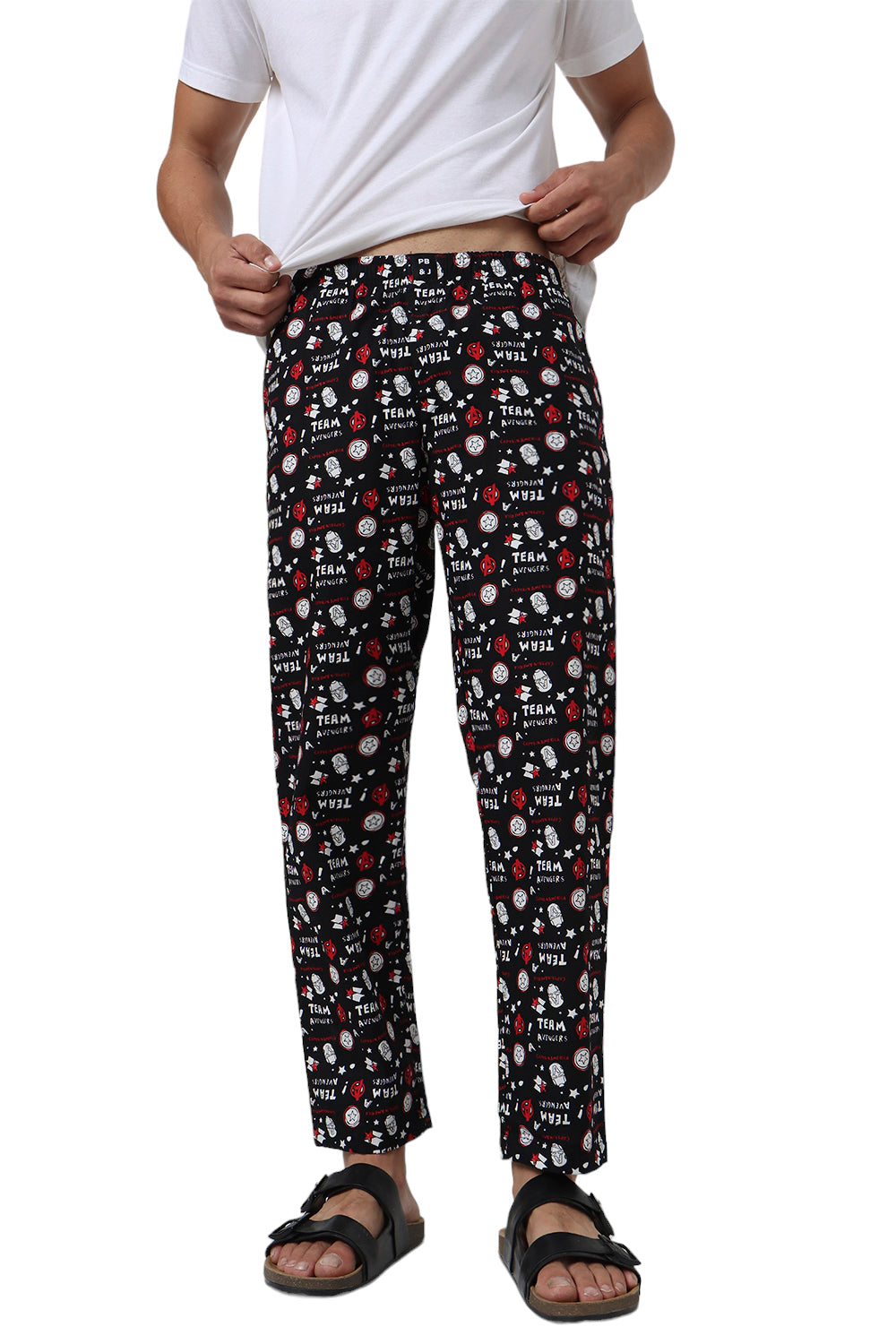 Black Comics Print Pyjama