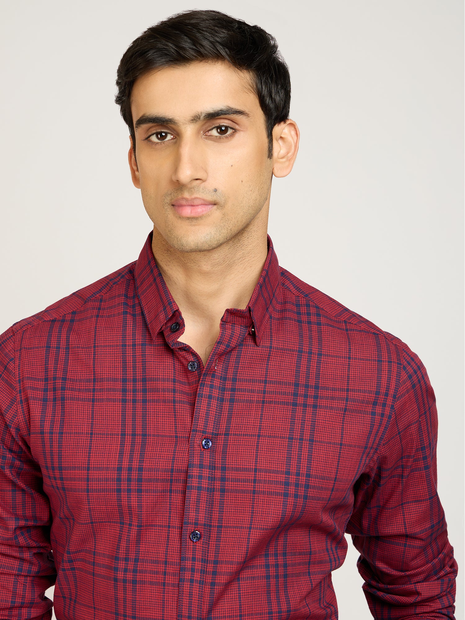 Chambray Check Shirt
