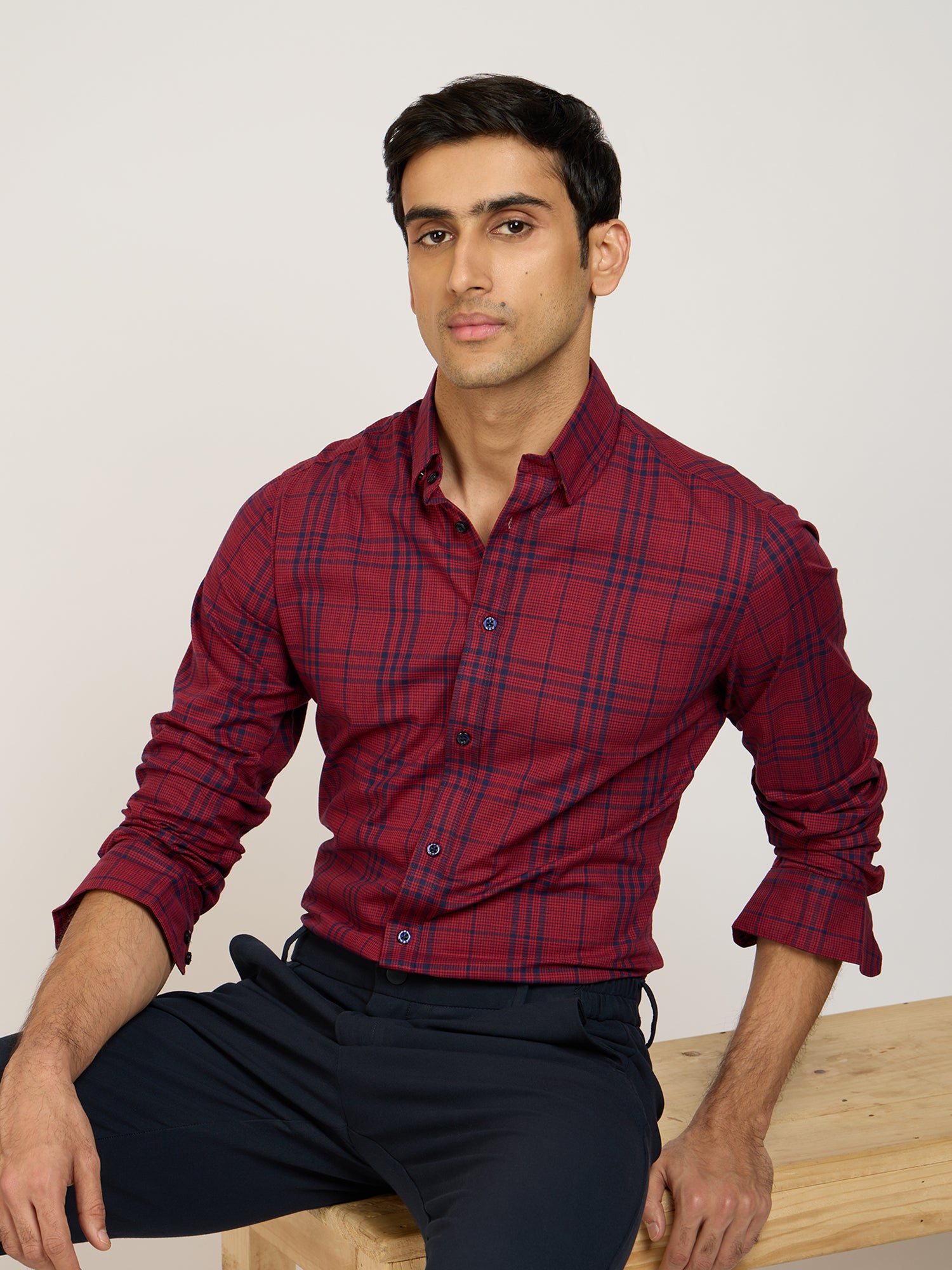 Chambray Check Shirt