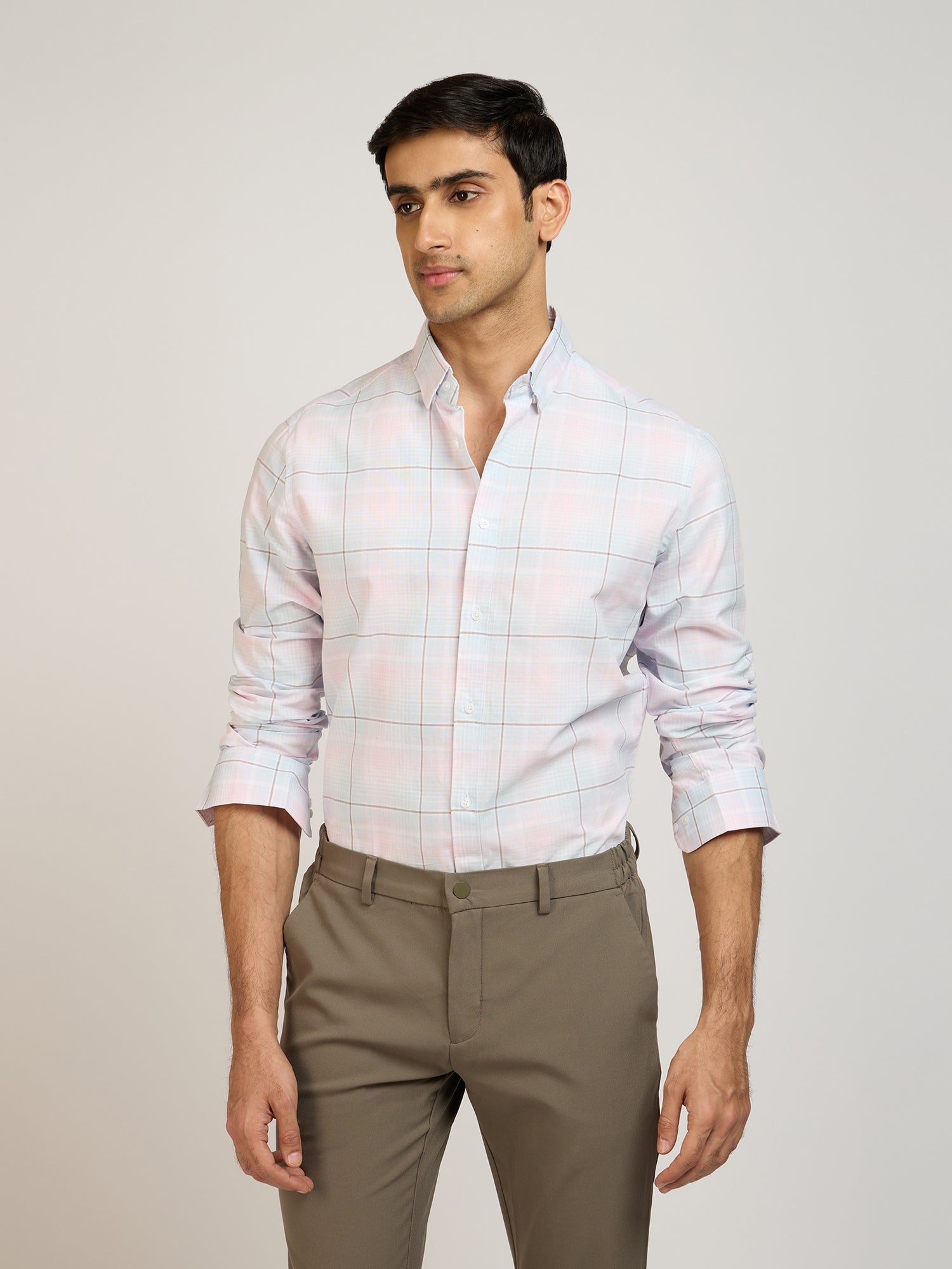 Broad Check Oxford Shirt