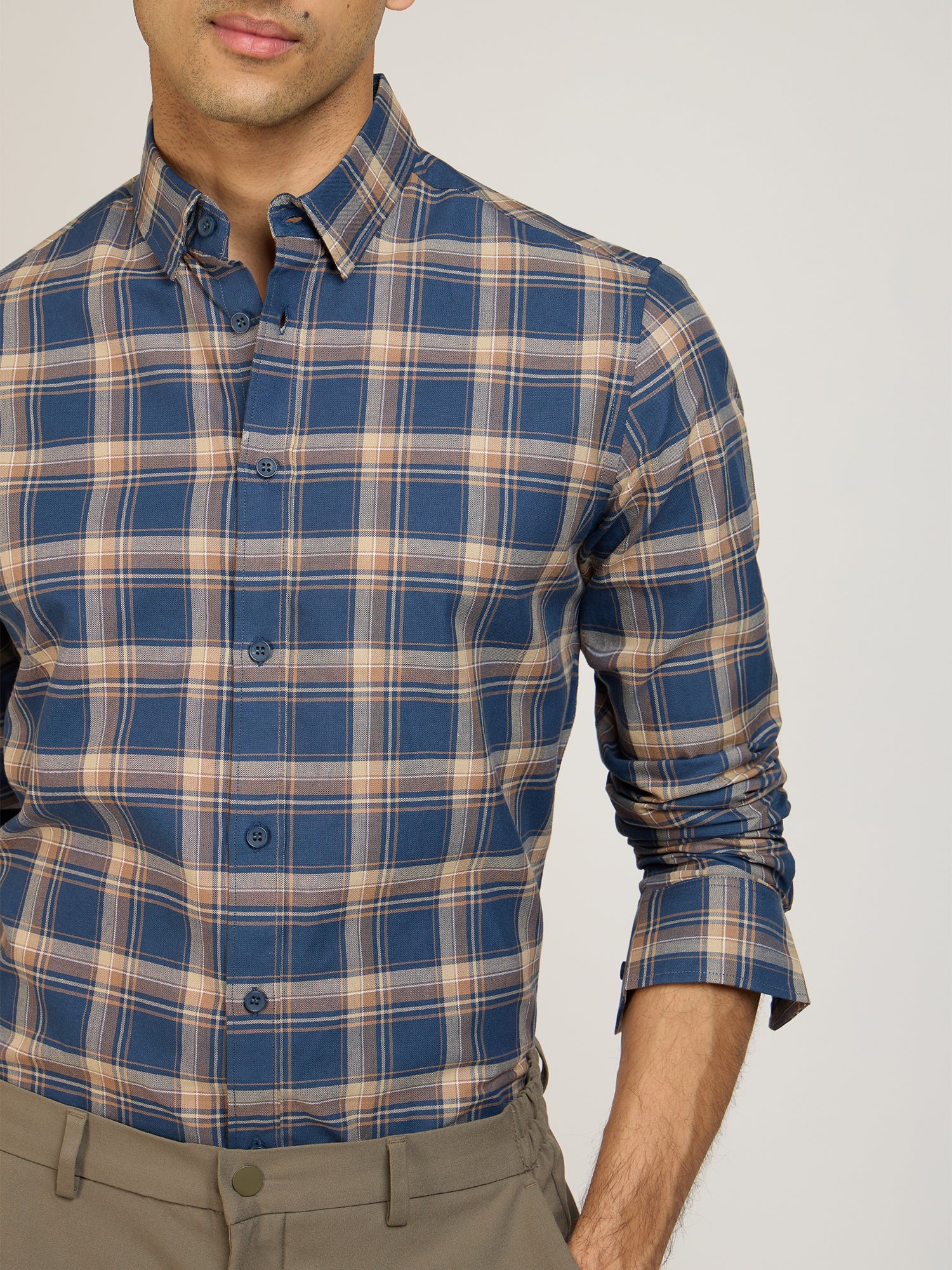 Oxford Checks Blue Shirt