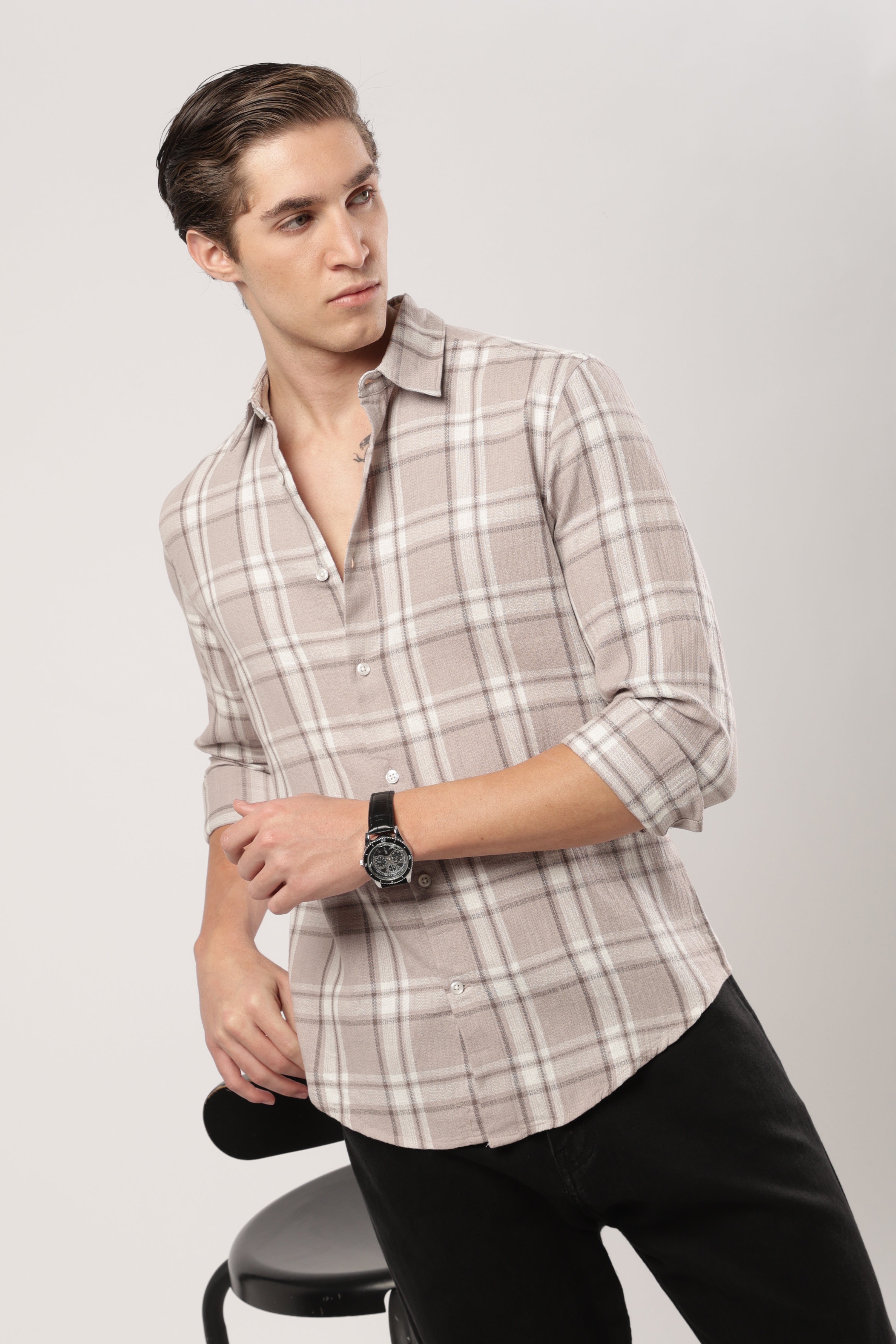 Ashmoor Grid Checks Shirt