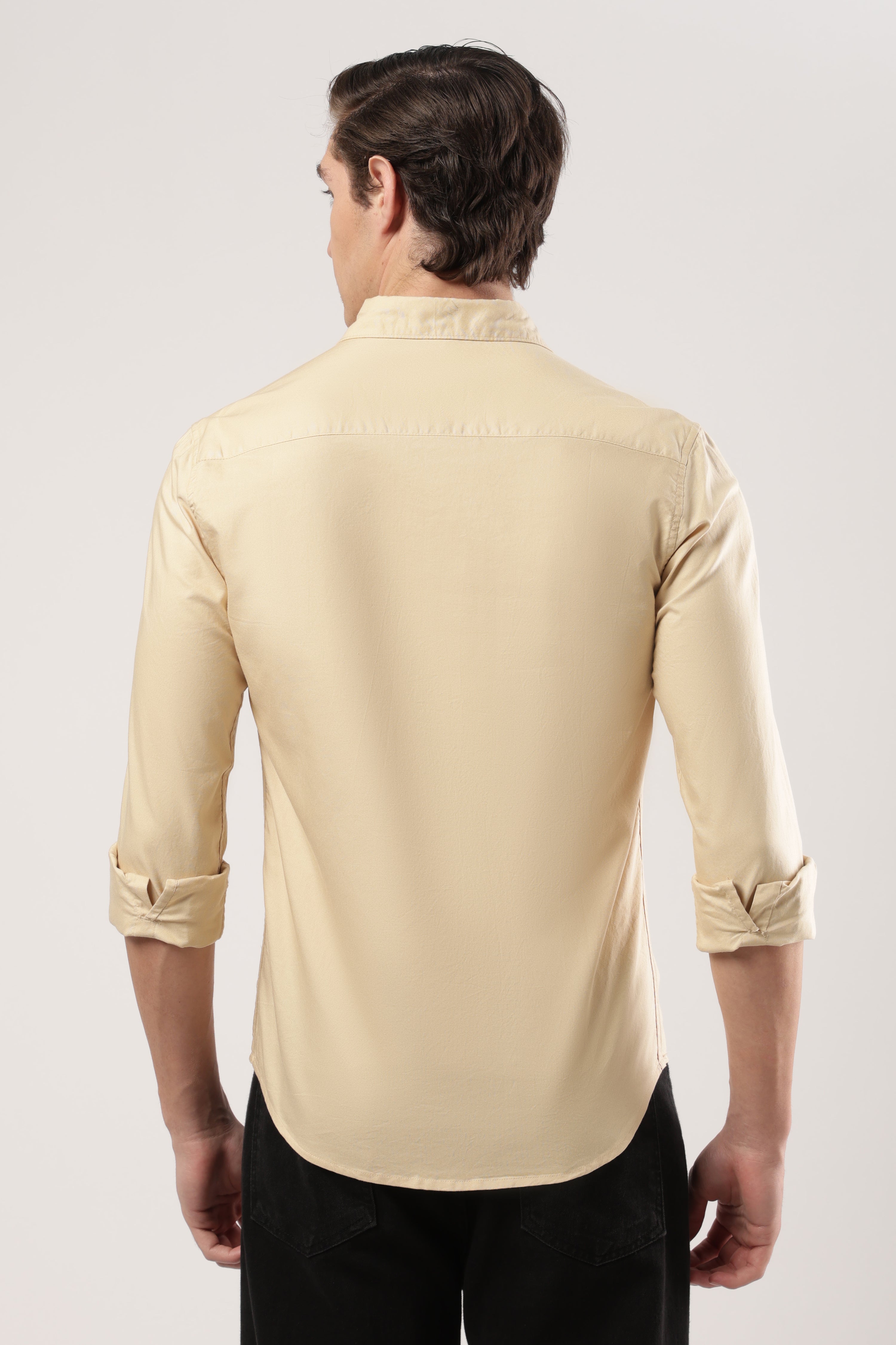 Beige Oxford Cotton Shirt