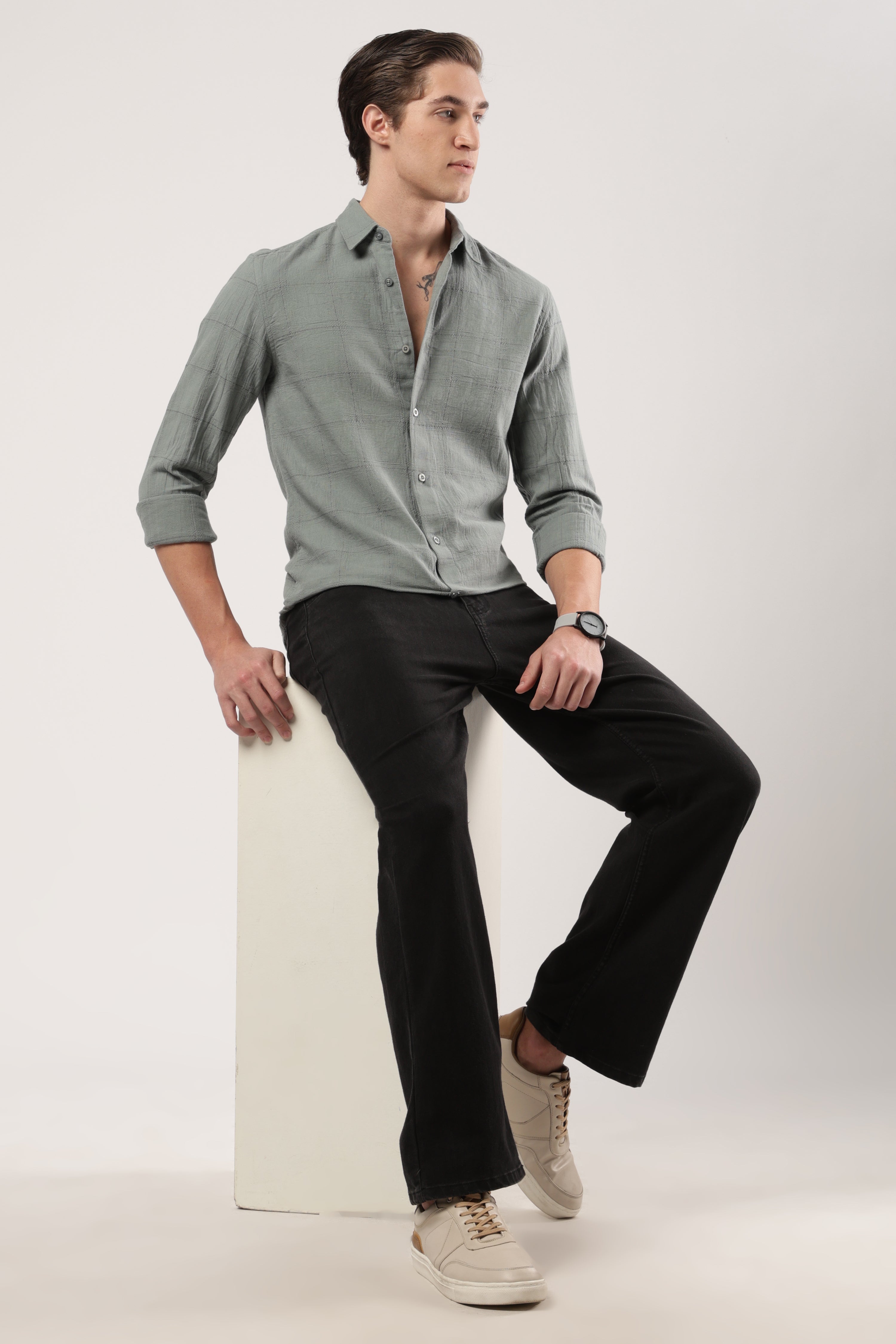 Evergreen Weave Checks Shirt