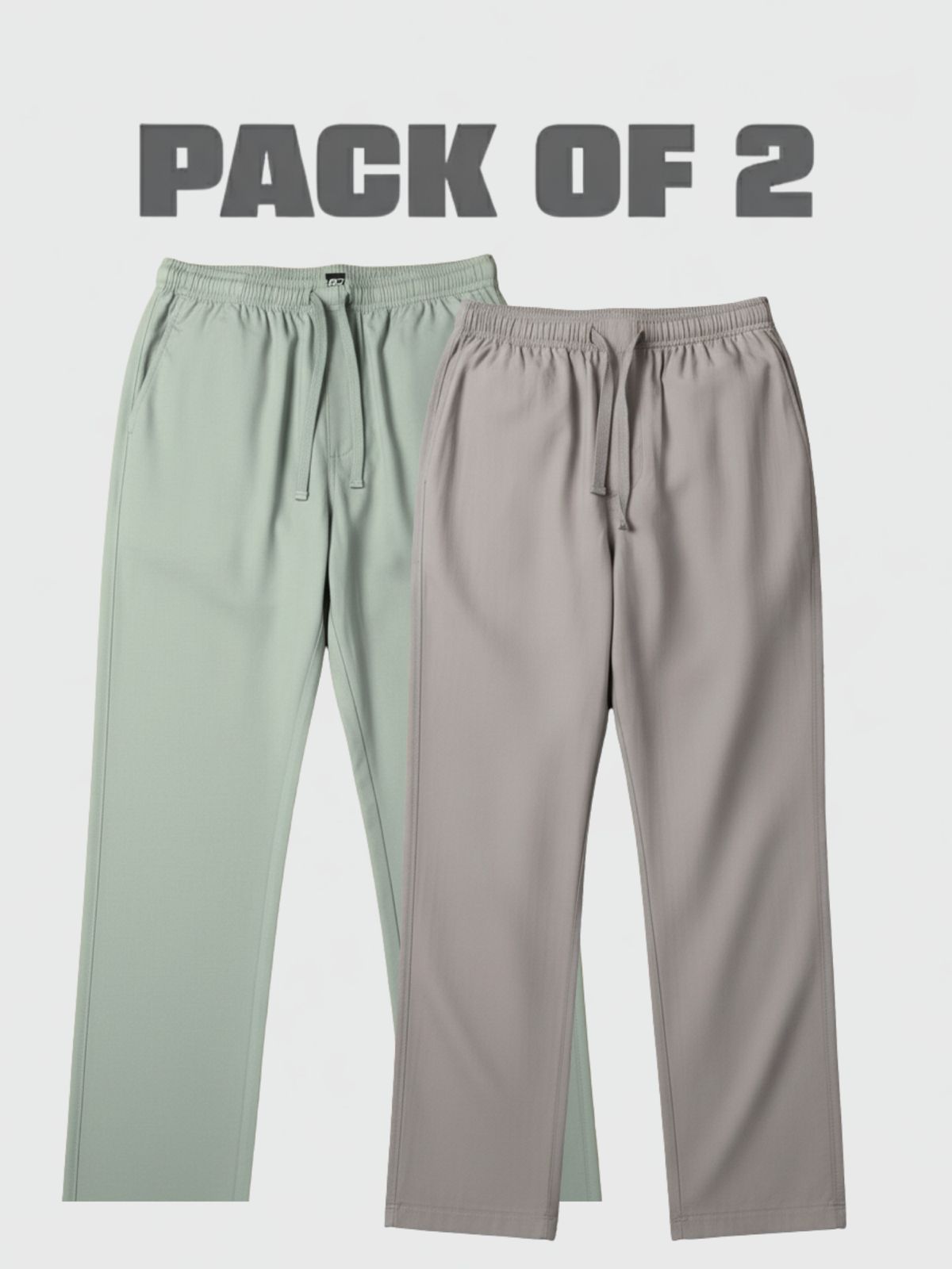 2-Pack Men's Regular Fit Cotton Pyjamas