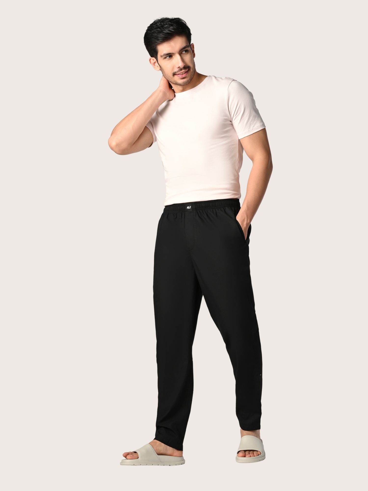 Jet Black Pyjama Pants