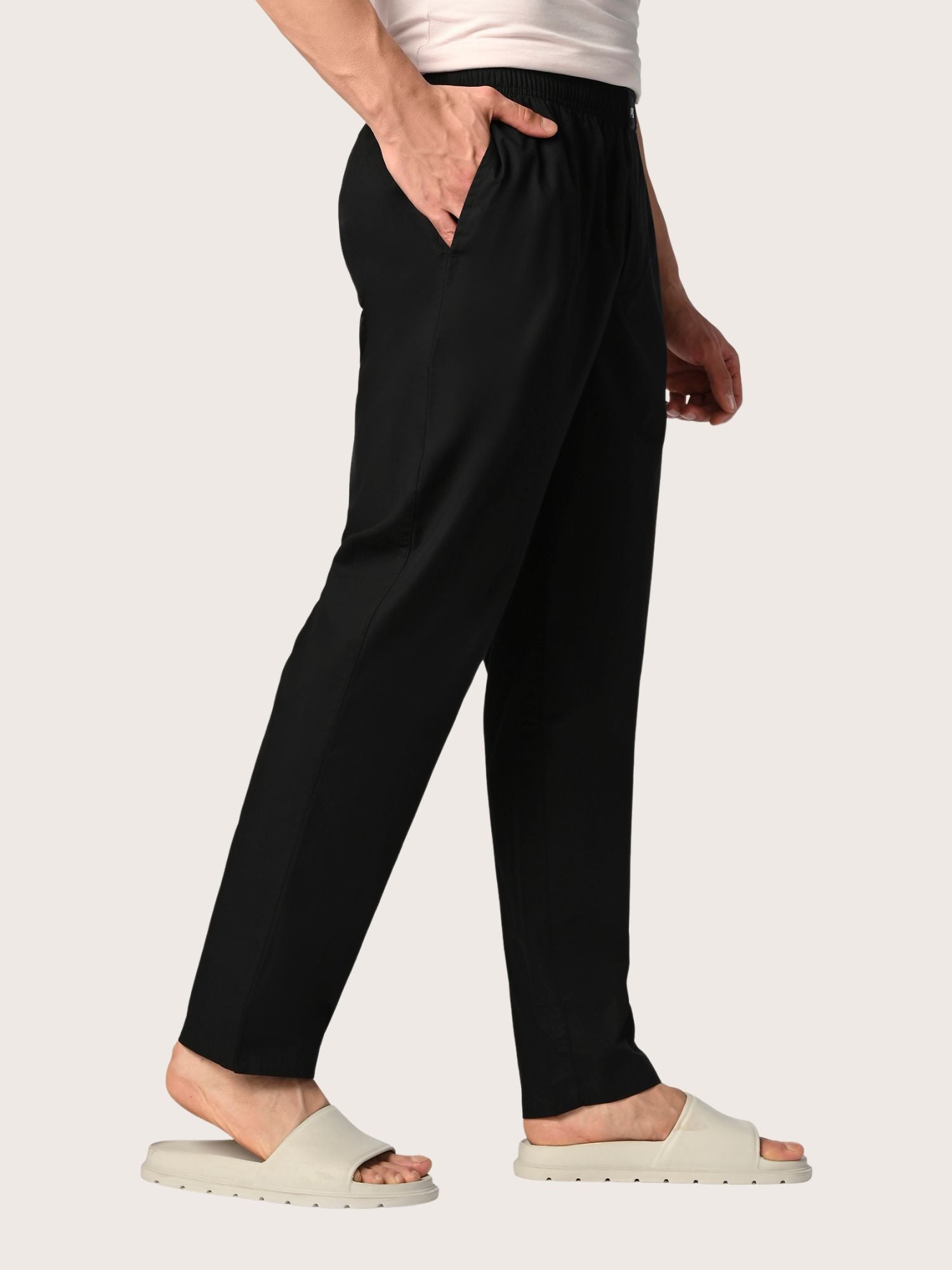 Jet Black Pyjama Pants