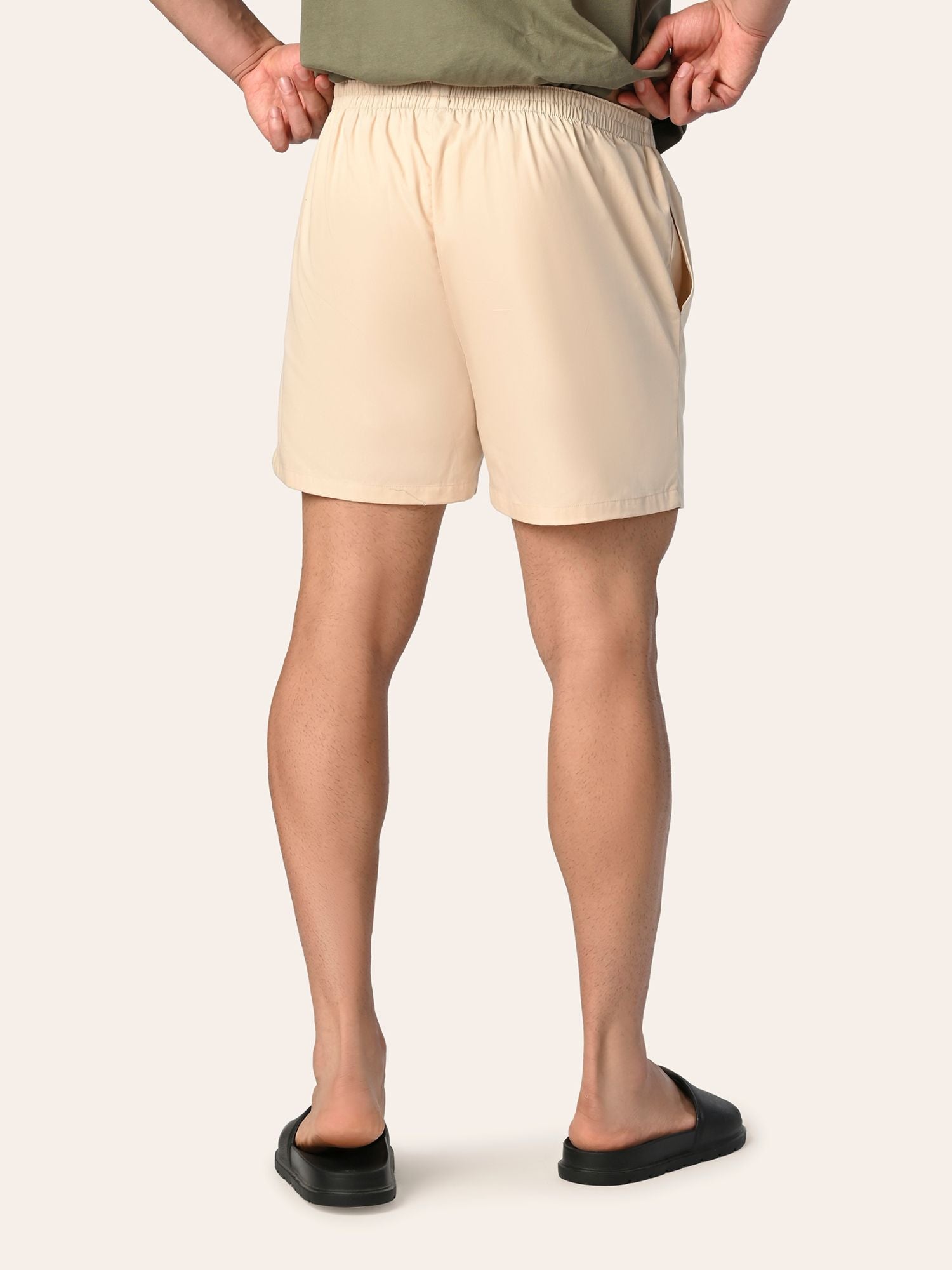 Aero Weave Boxer Shorts Beige