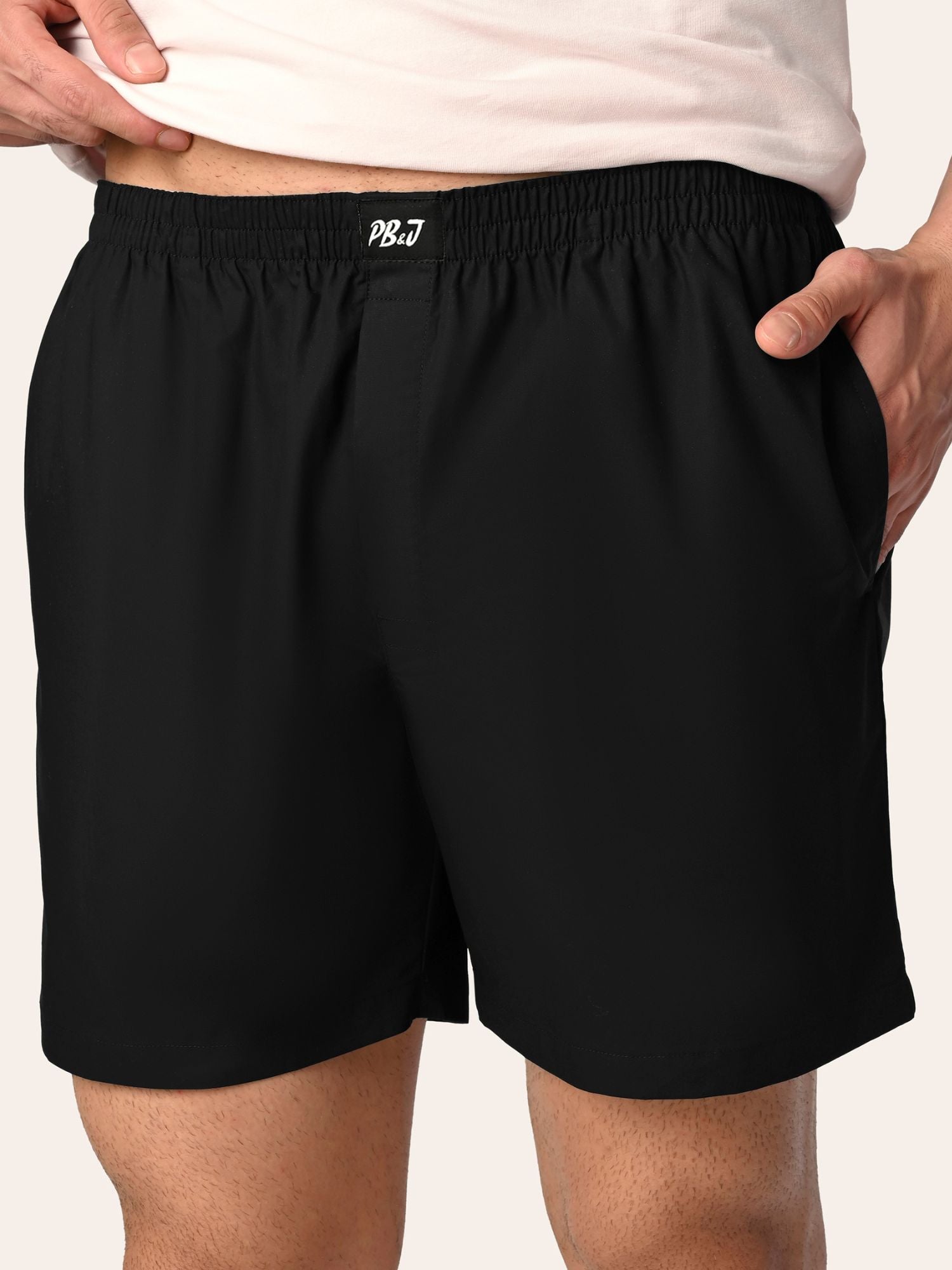 Aero Weave Boxer Shorts Jet Black