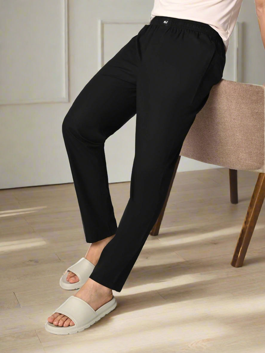 Jet Black Pyjama Pants