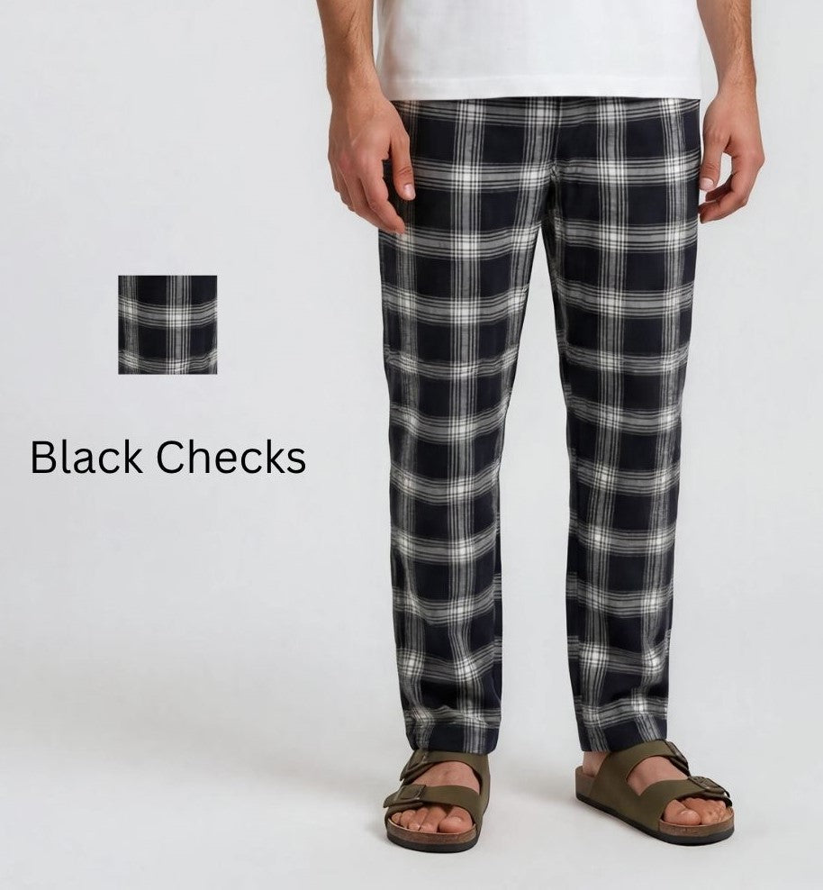 Men's Regular Fit Cotton Pyjamas