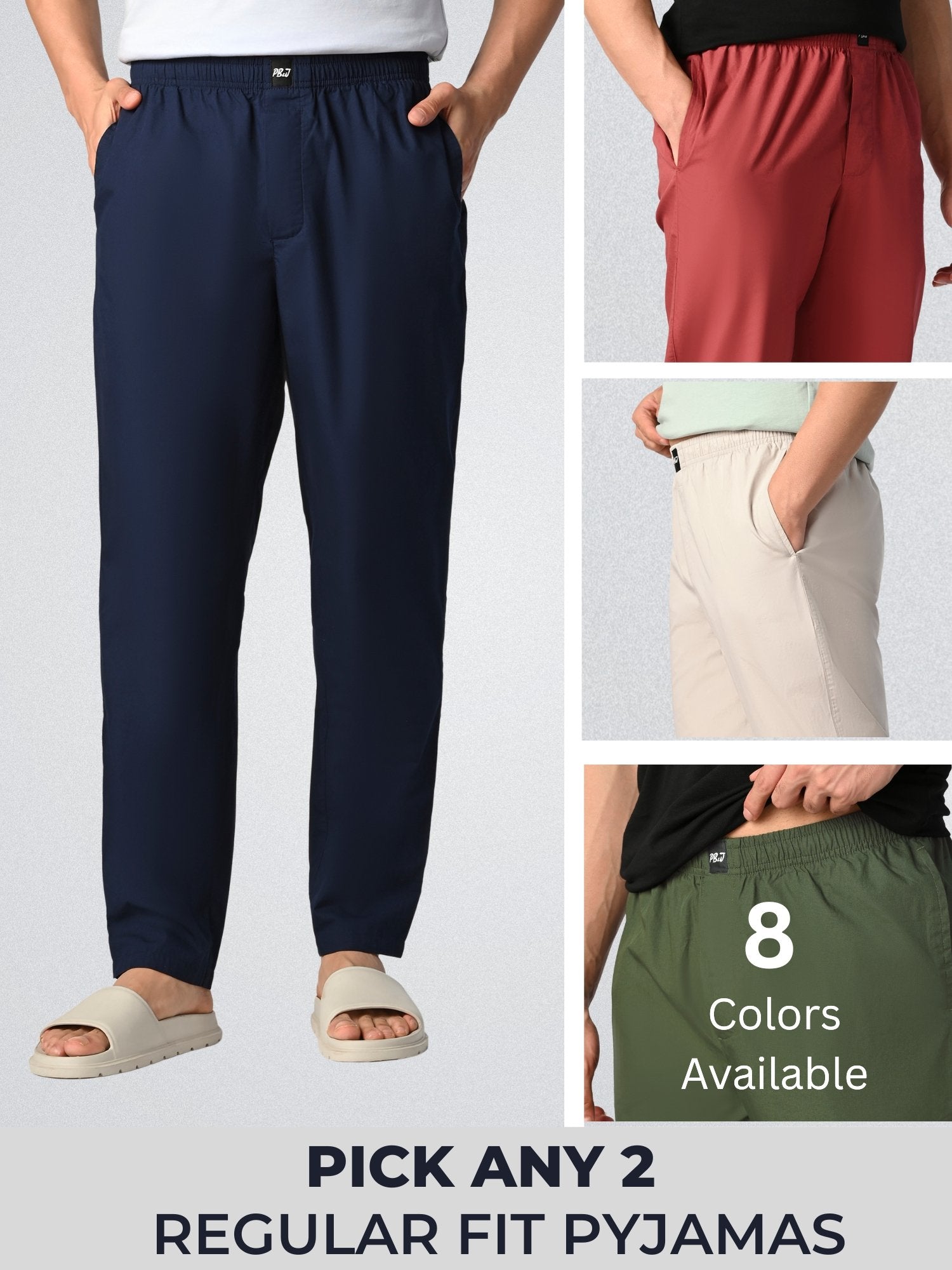 Pick any 2 - Regular Fit Men's Pyjama Pants