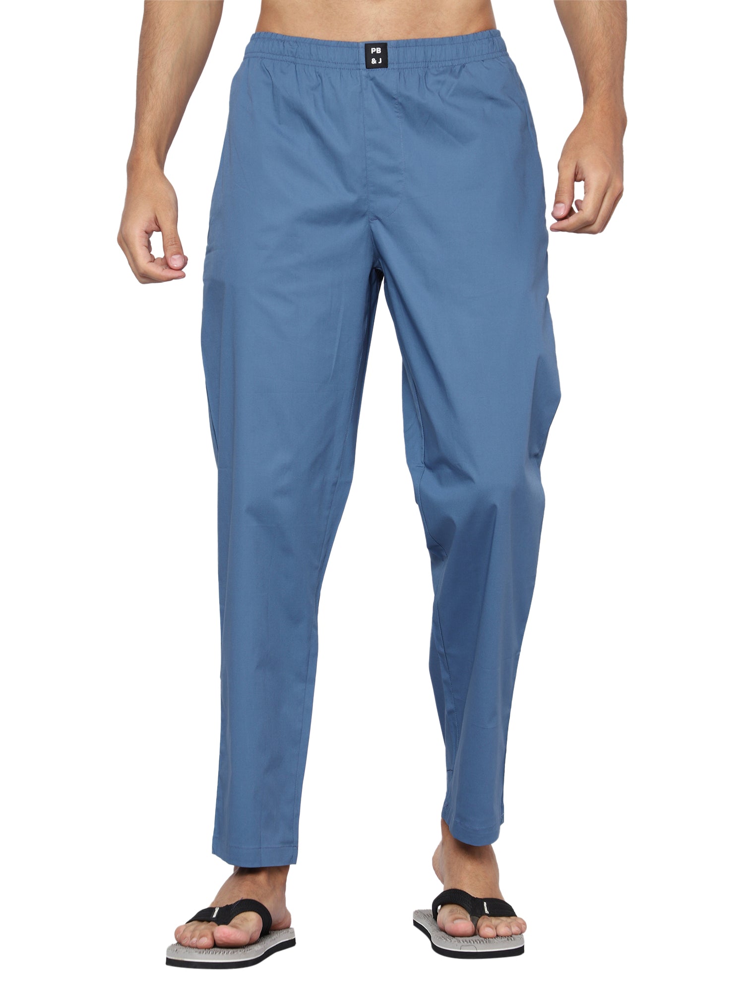 Steel Blue & Black Pyjamas Combo