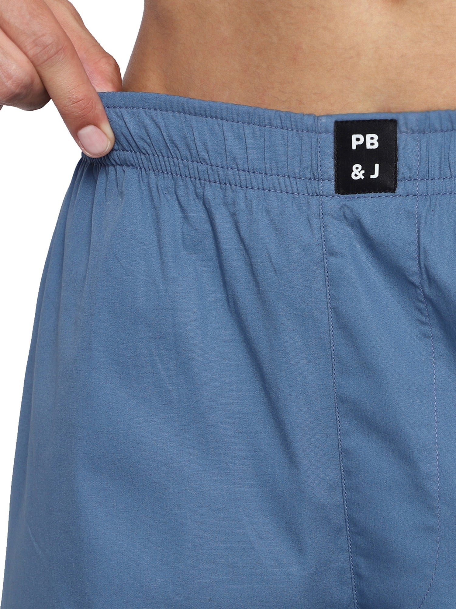 Steel Blue & Black Pyjamas Combo