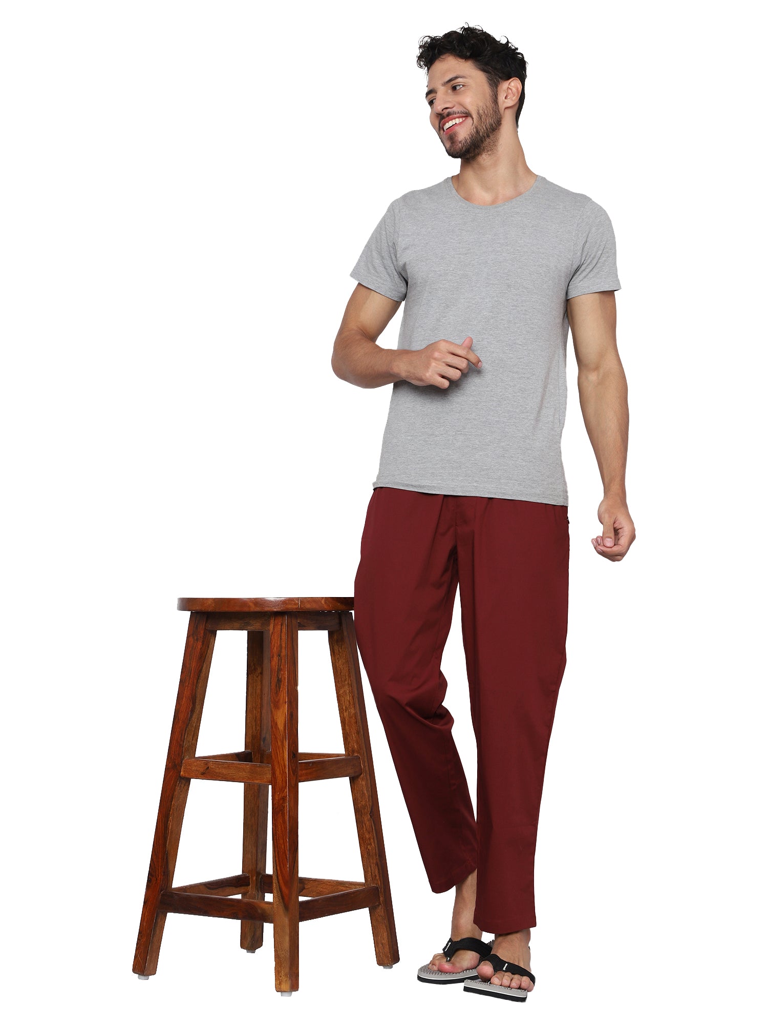 Maroon & Black Pyjamas Combo Pack