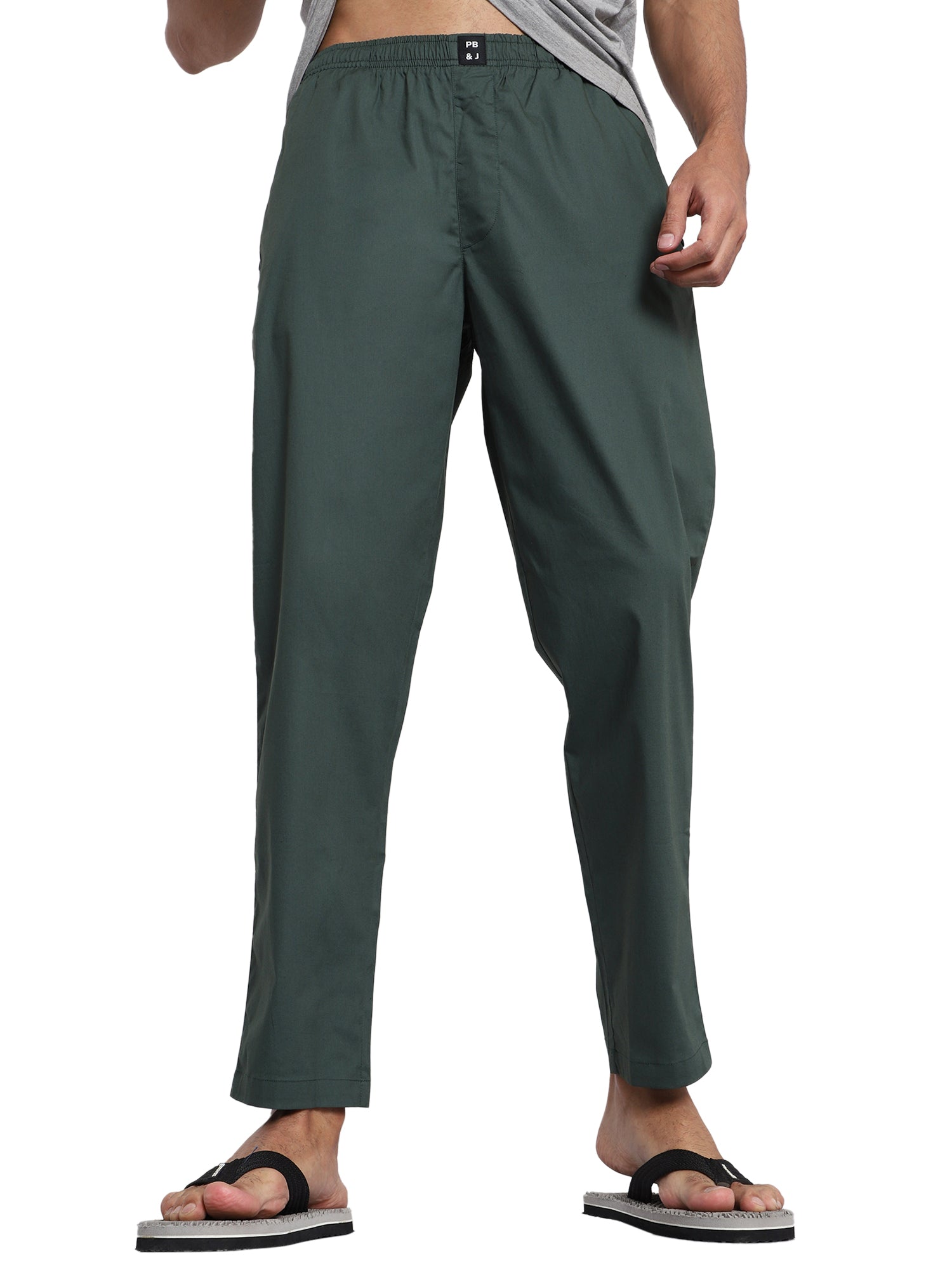 Olive Green & Black Pyjamas Combo