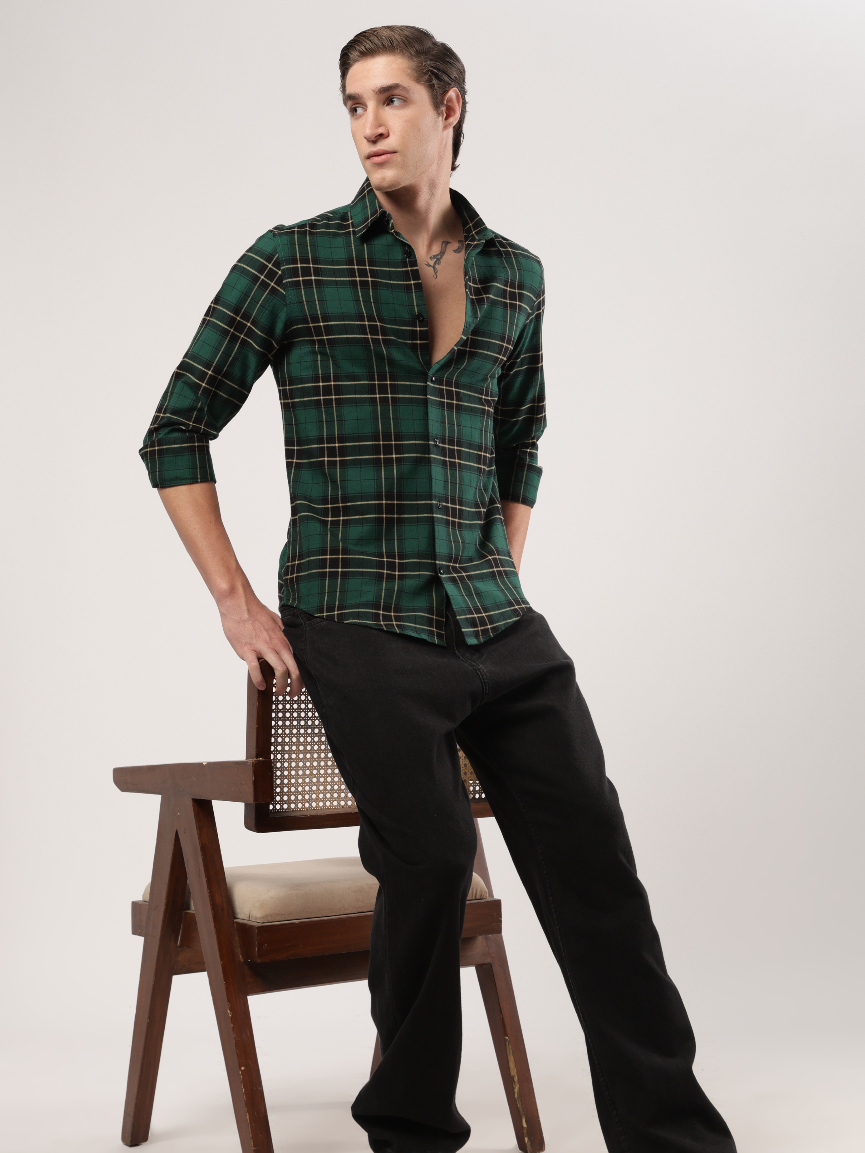 Highland Emerald Check Shirt