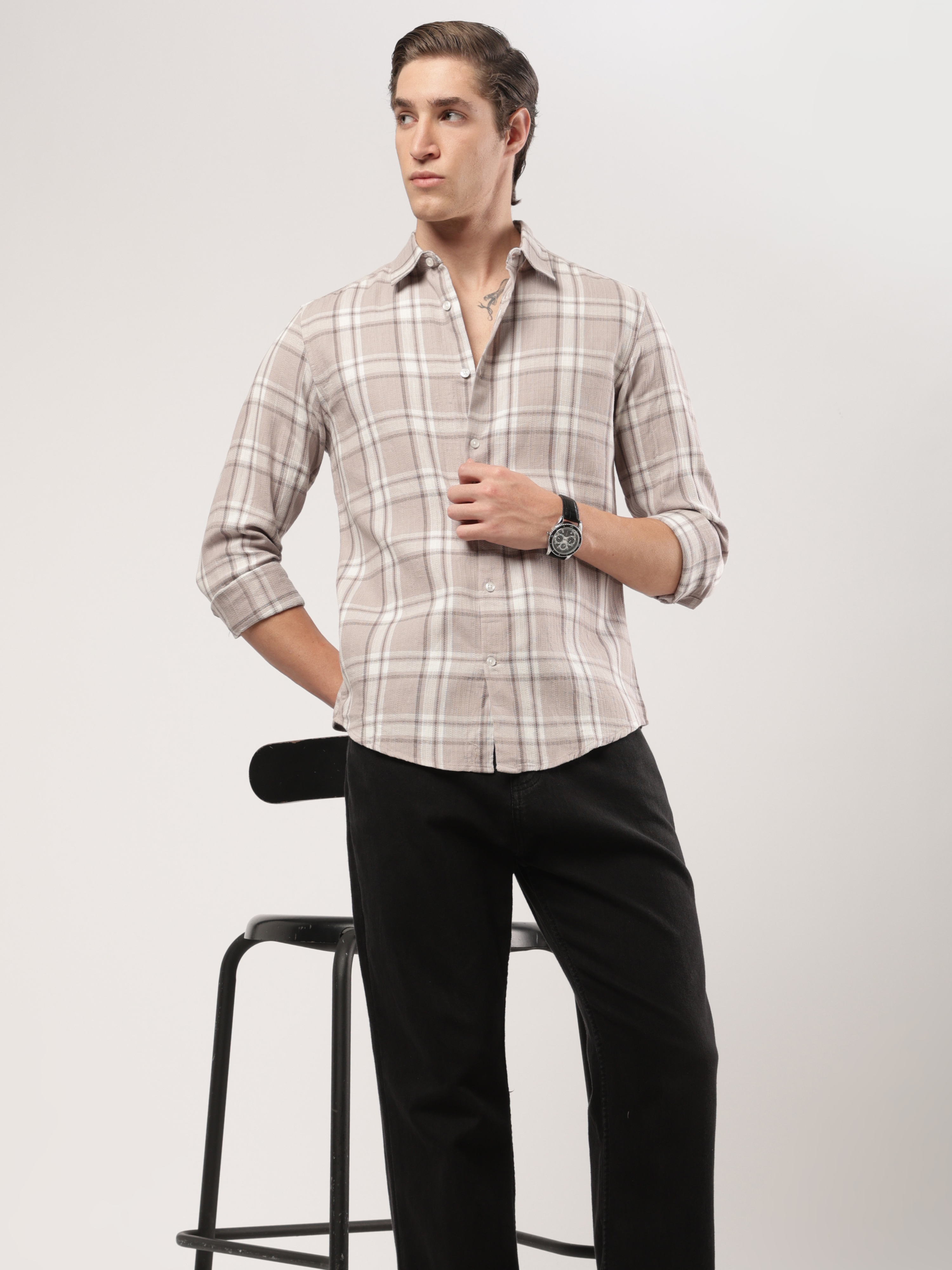 Ashmoor Grid Checks Shirt
