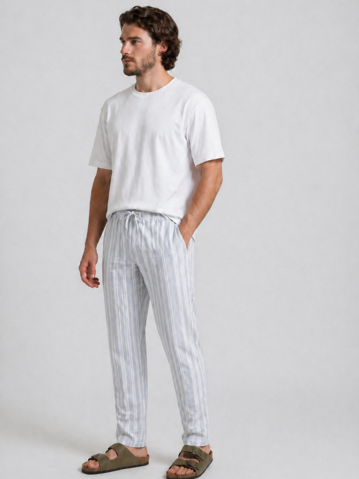 Ocean Blue Stripes Pyjamas