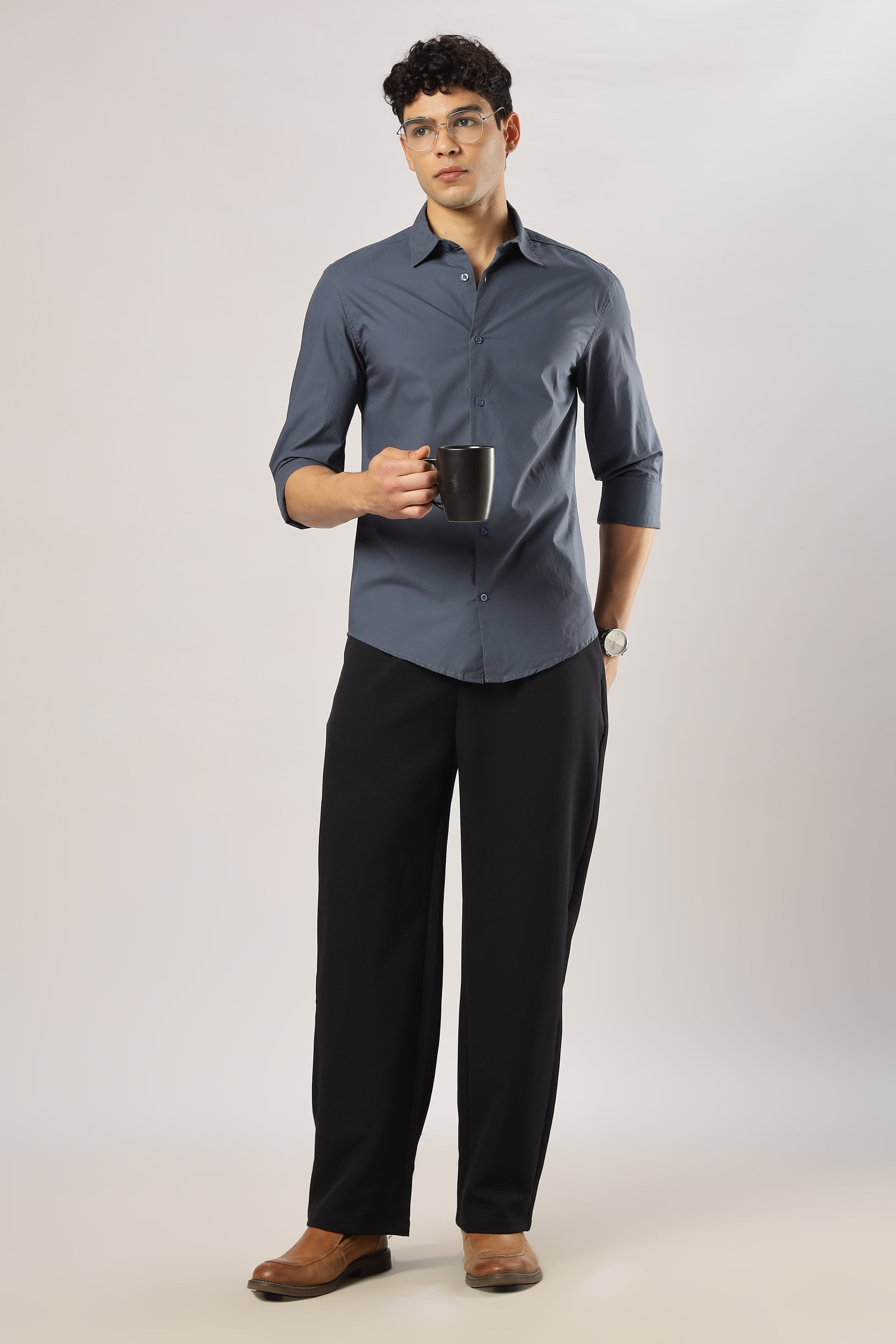 Midnight Navy Luxe Shirt